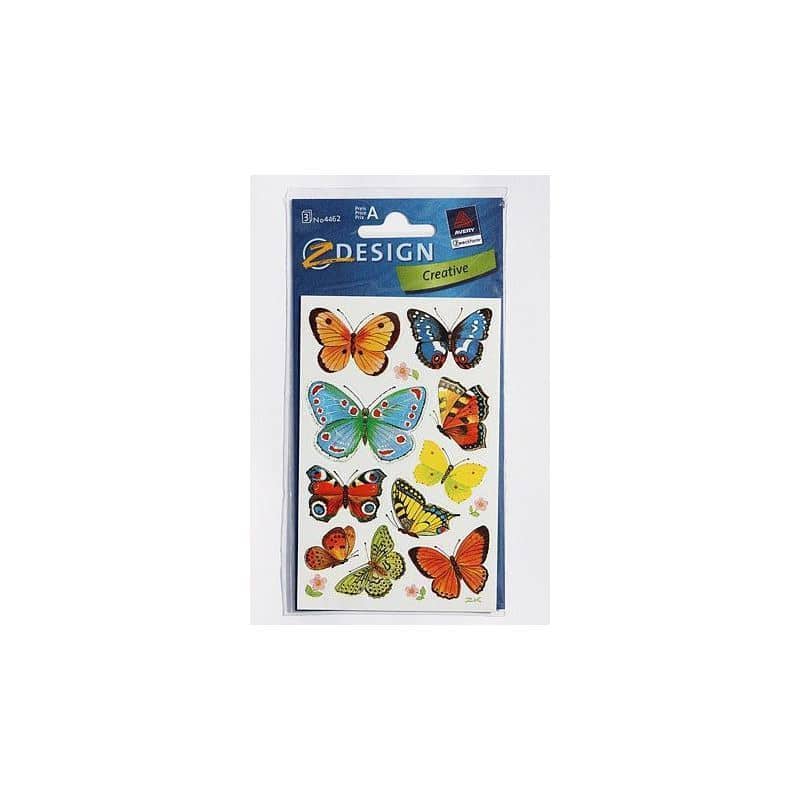 Themed stickers 'Butterflies', multicolour