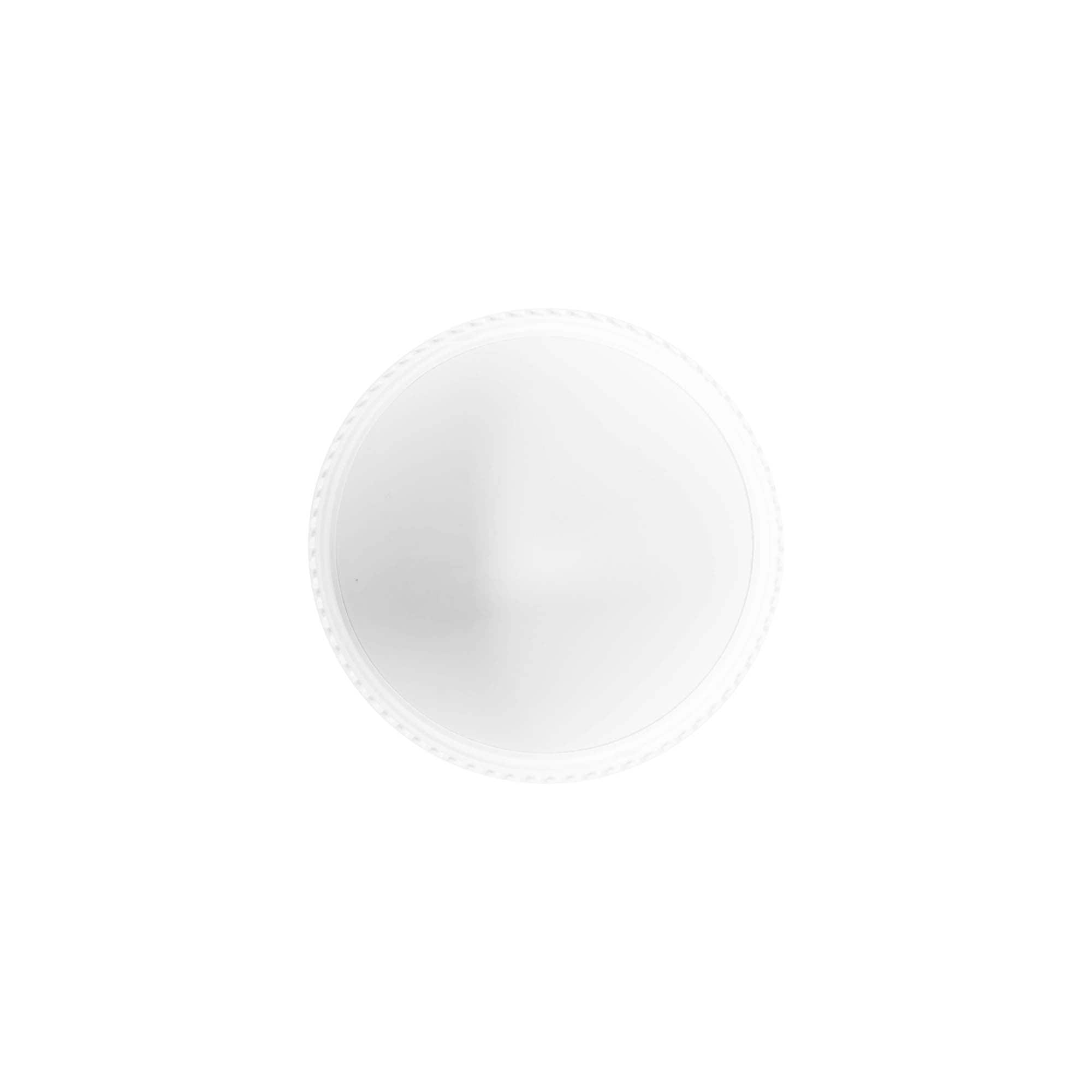 Screw cap for 100 ml 'Antonella', PP plastic, white Screw cap for 100 ml 'Antonella', PP plastic, white