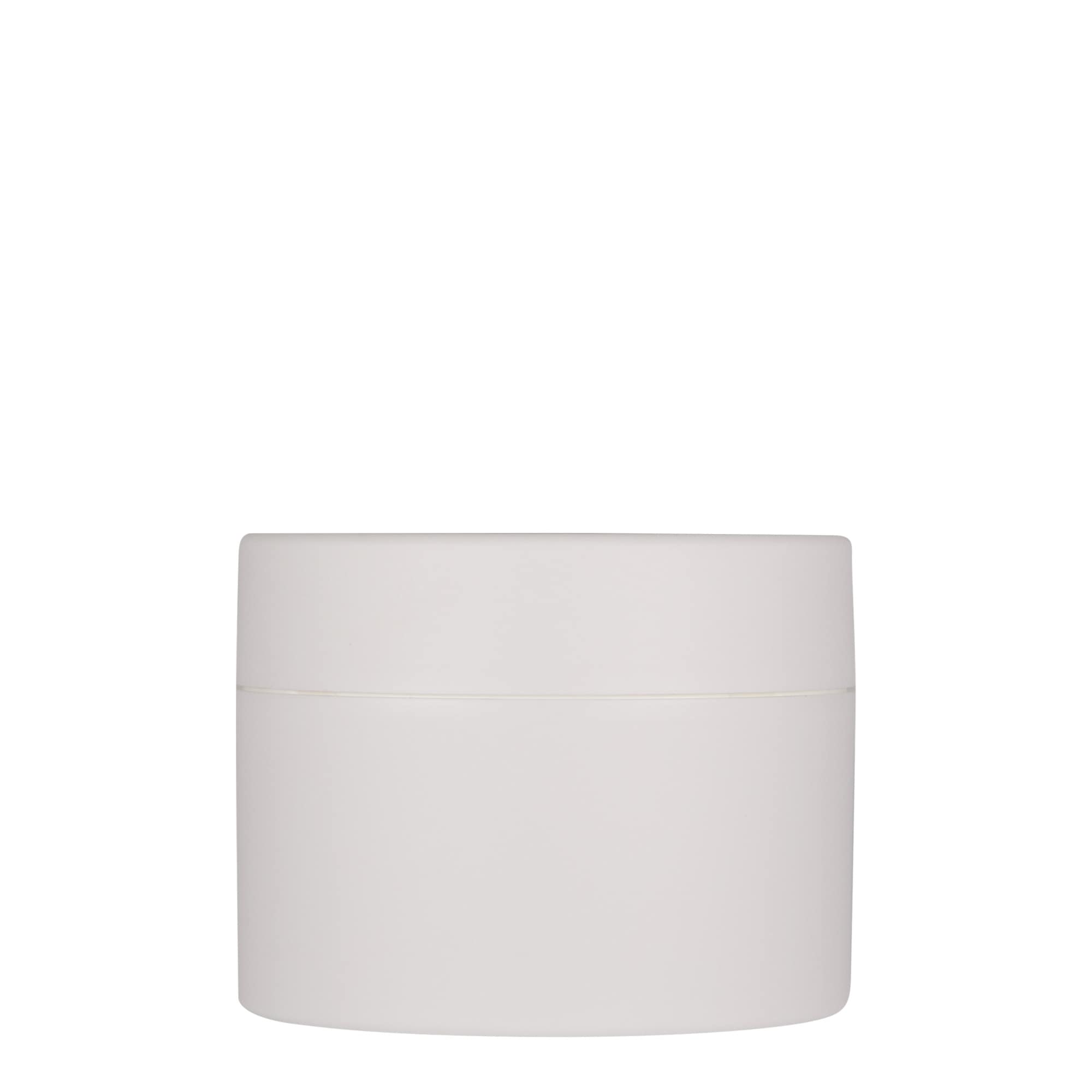 250 ml plastic jar 'Antonella', PP, white, closure: screw cap