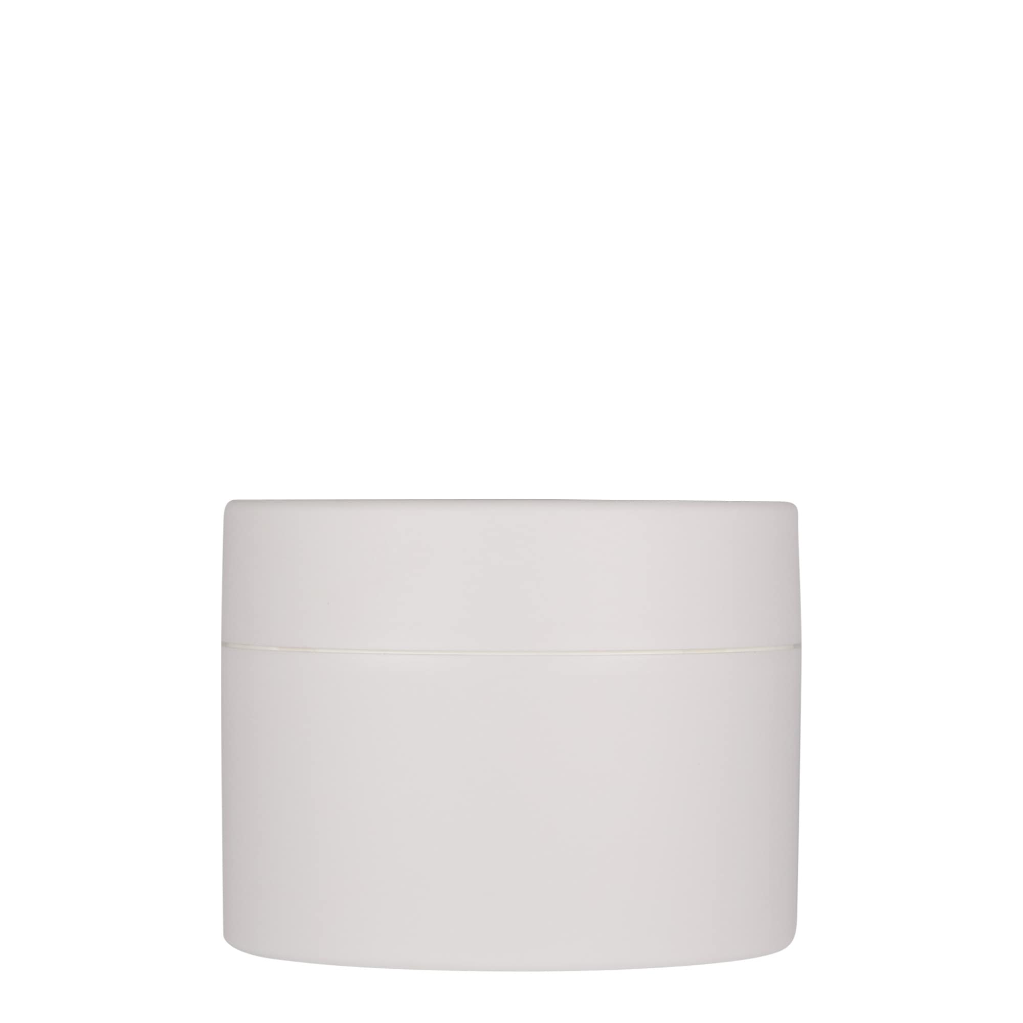 250 ml plastic jar 'Antonella', PP, white, opening: screw cap