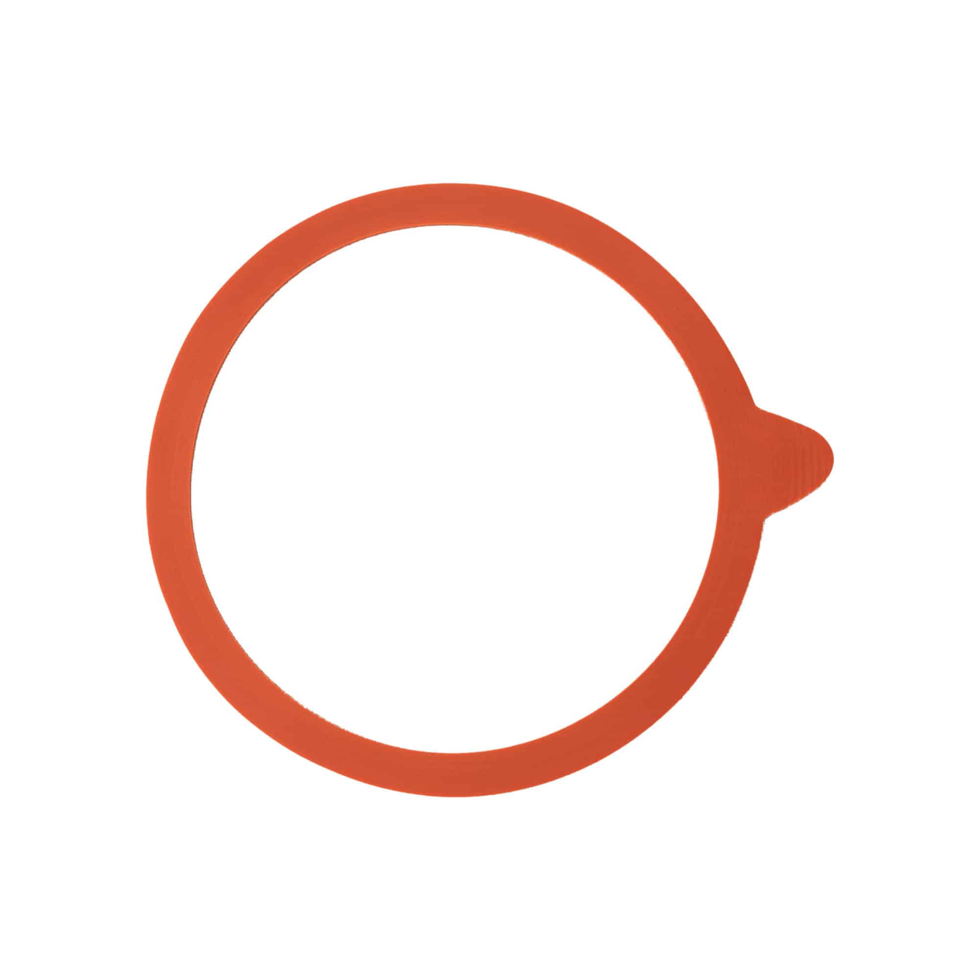 WECK preserving ring RR100 #, red, opening: round rim