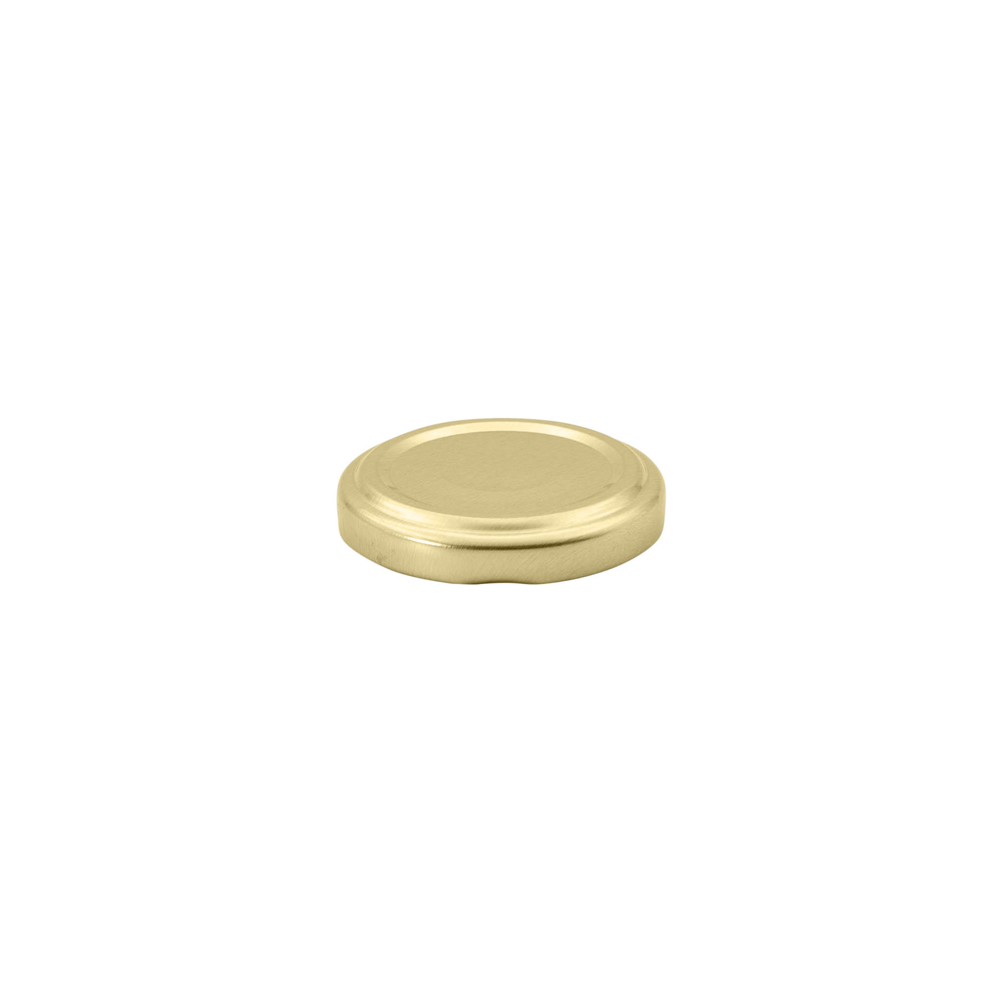 Twist-off lid, tinplate, gold, for opening: TO 48 Twist-off lid, tinplate, gold, for opening: TO 48