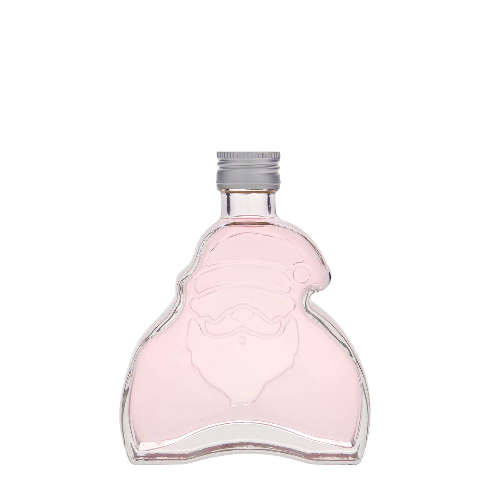 200 ml glass bottle 'Santa Claus', opening: PP 28 200 ml glass bottle 'Santa Claus', opening: PP 28