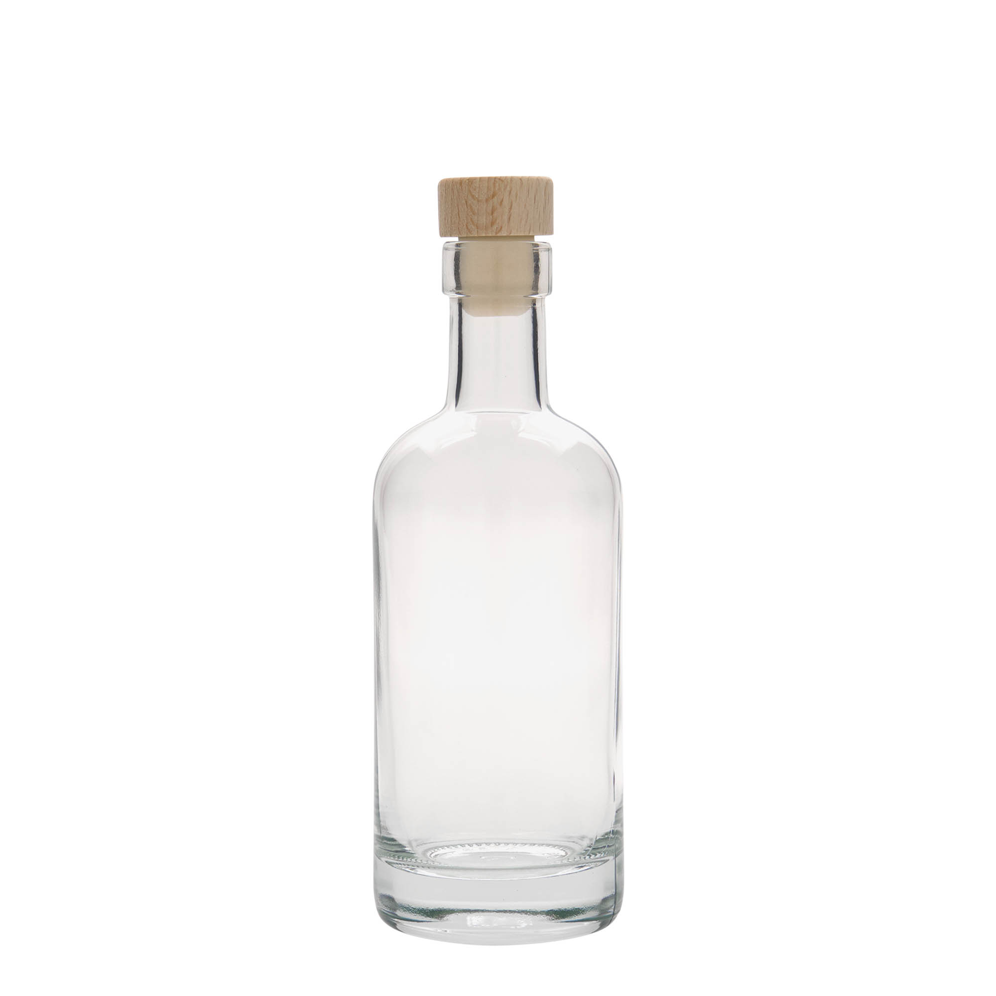 250 ml glass bottle 'Linea Uno', opening: cork 250 ml glass bottle 'Linea Uno', opening: cork