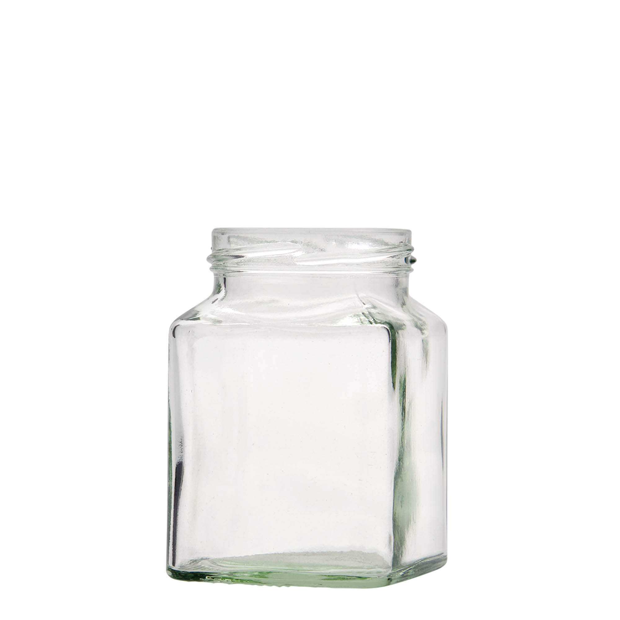 314 ml square glass, opening: twist-off (TO 63) 314 ml square glass, opening: twist-off (TO 63)