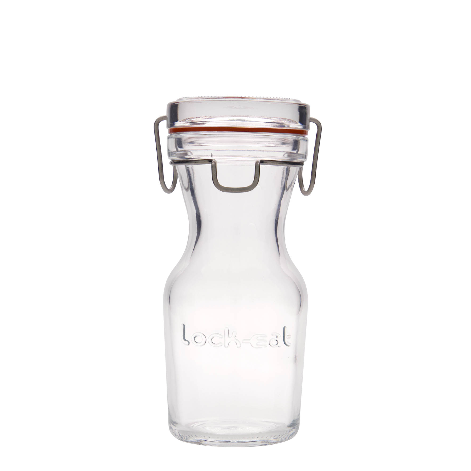 250 ml glass carafe 'Lock-Eat', opening: wire bail closure 250 ml glass carafe 'Lock-Eat', opening: wire bail closure