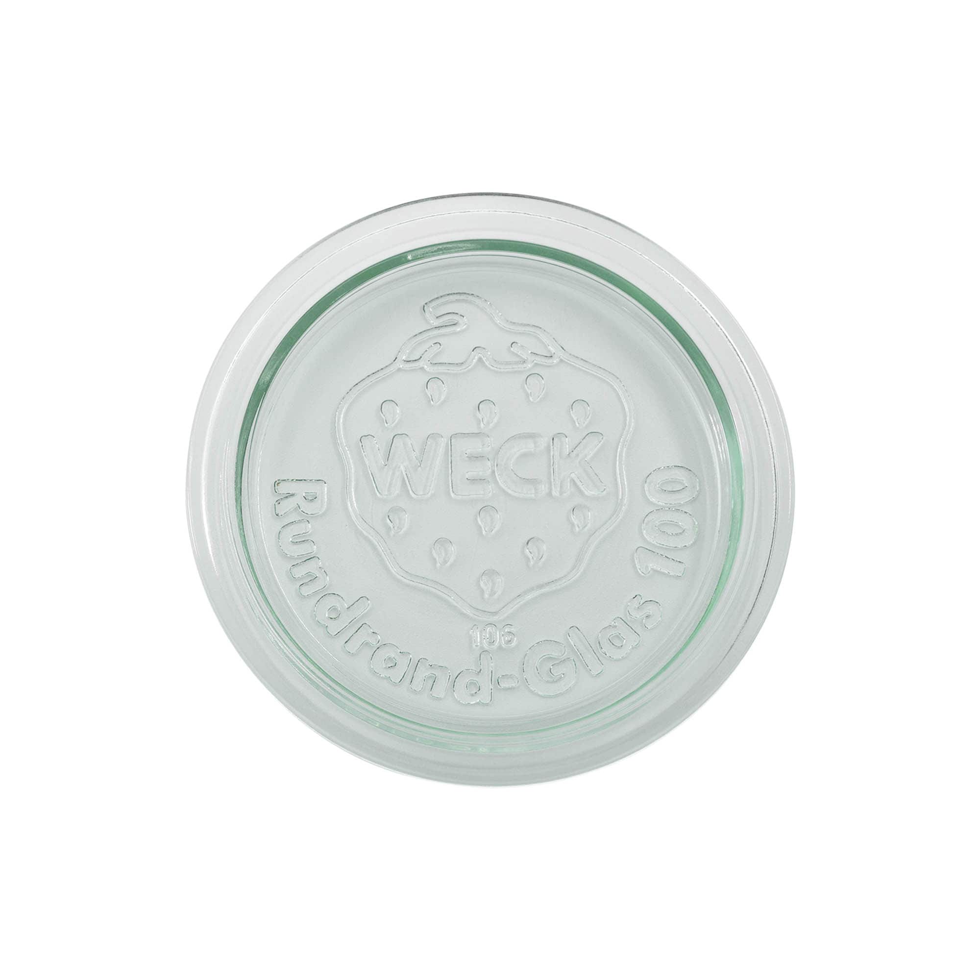 WECK glass lid round rim #, for opening: RR100