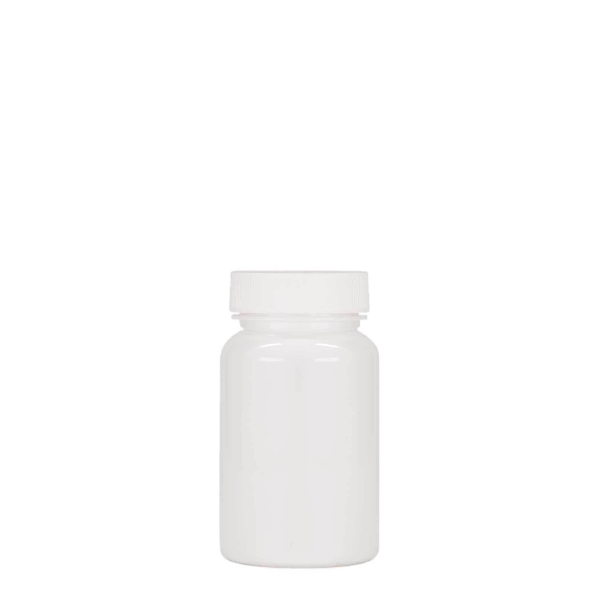 75 ml PET container, plastic, white, opening: 38/400