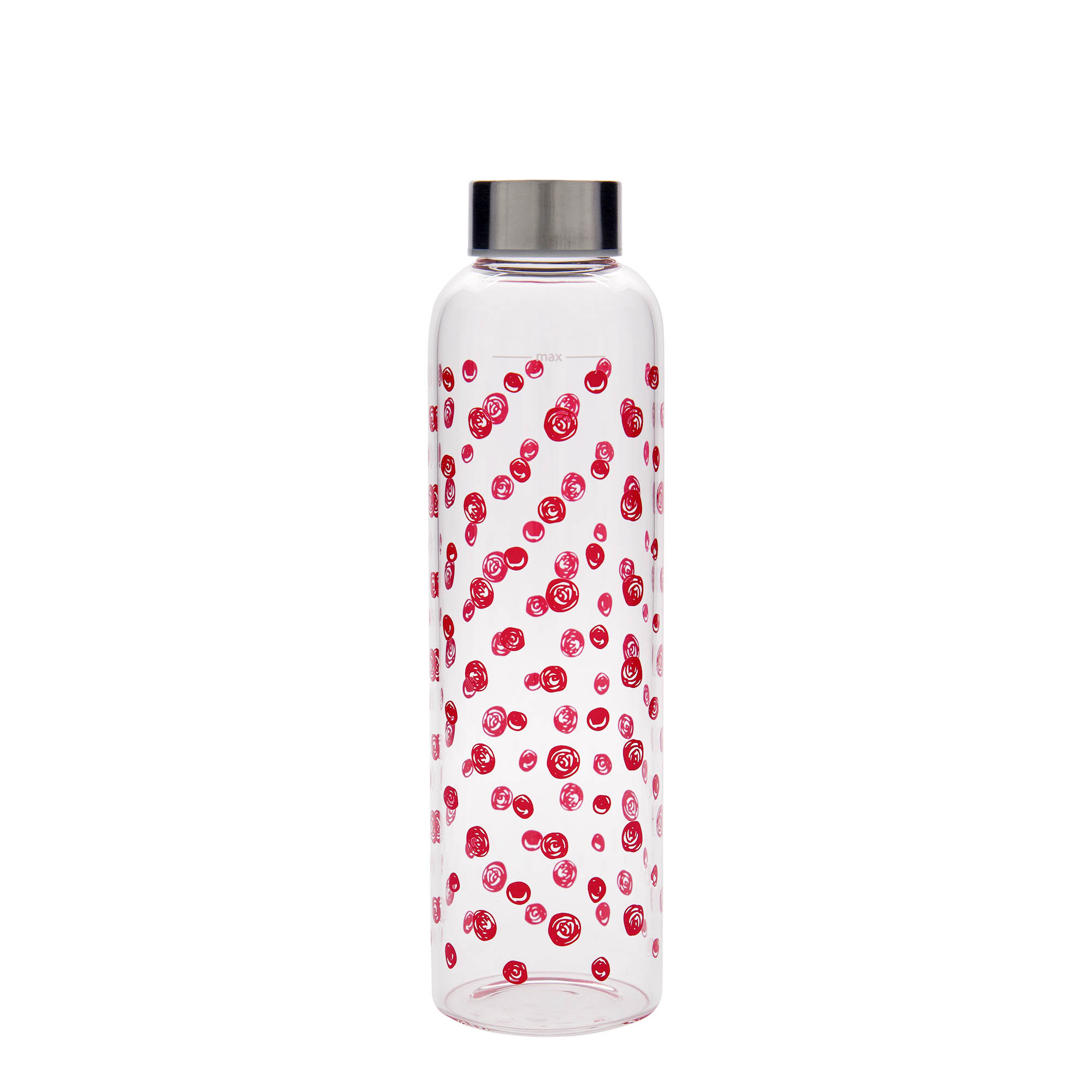 500 ml drinking bottle 'Perseus - Red Dots', opening: screw cap 500 ml drinking bottle 'Perseus - Red Dots', opening: screw cap