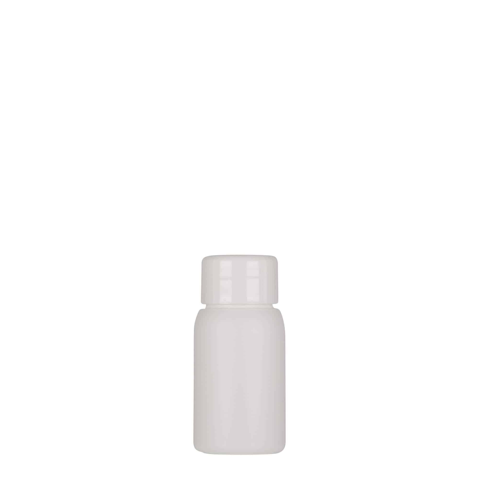 30 ml plastic bottle 'Tuffy', HDPE, white, opening: 24/410
