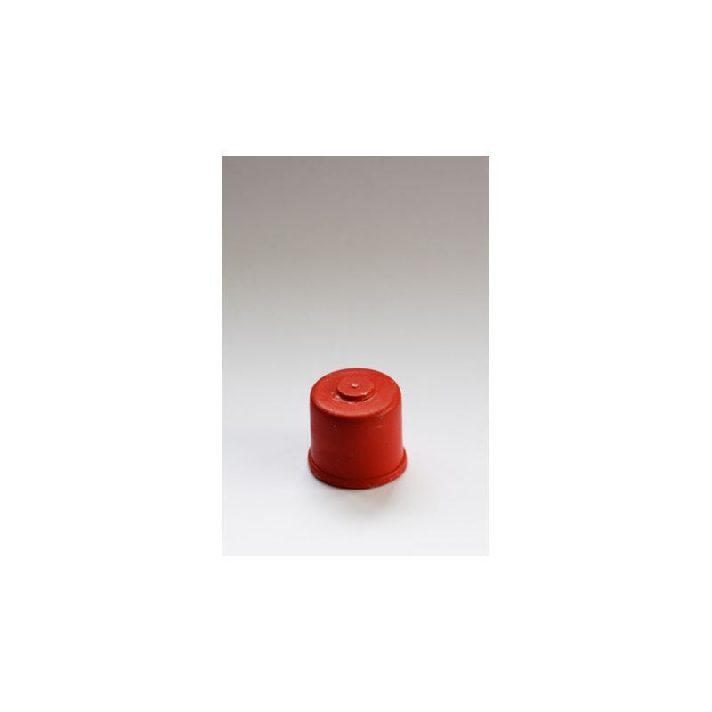 Carboy cap type 1, rubber, red