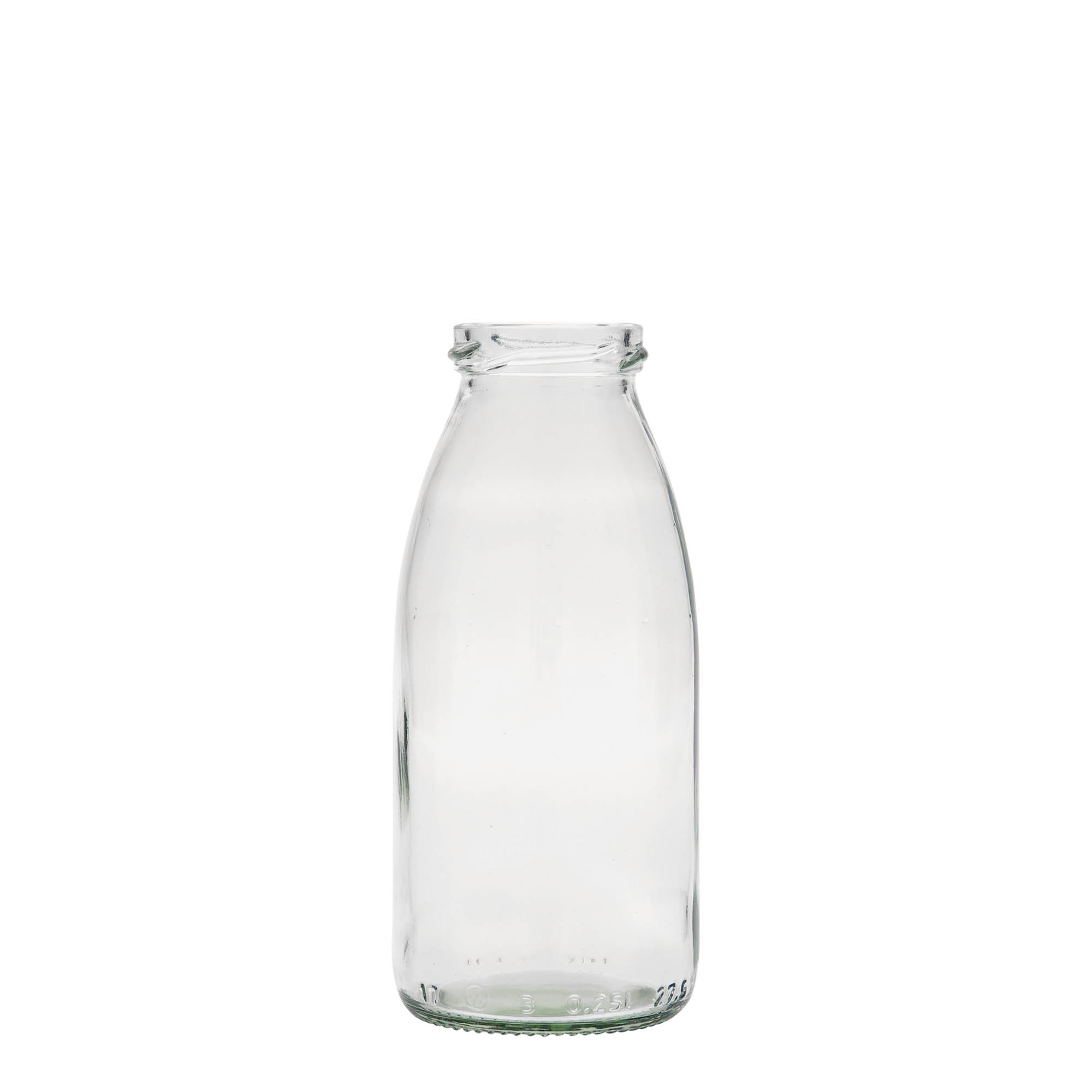 250 ml glass bottle Vroni #, opening: twist-off (TO 43) 250 ml glass bottle Vroni #, opening: twist-off (TO 43)