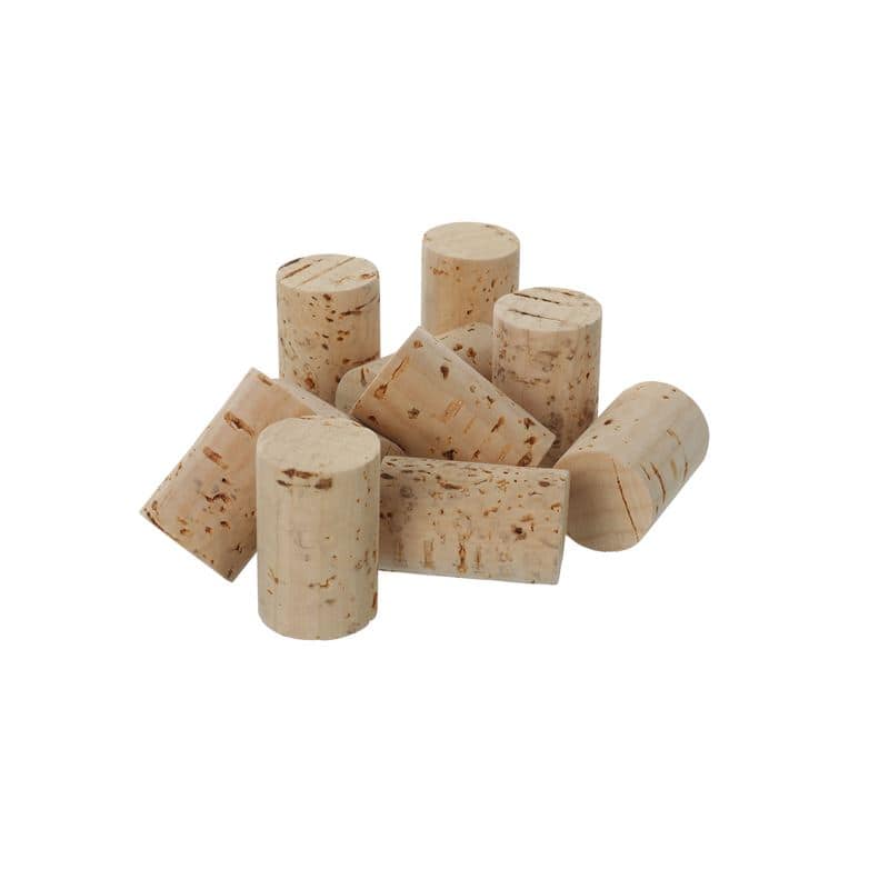 Wine cork 24 mm, natural cork, beige, for opening: cork