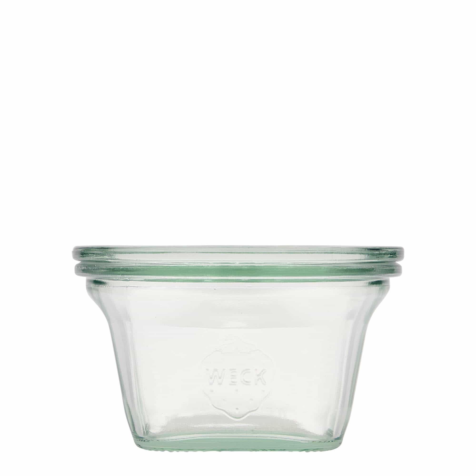 290 ml WECK Quadro jar, square, closure: round rim