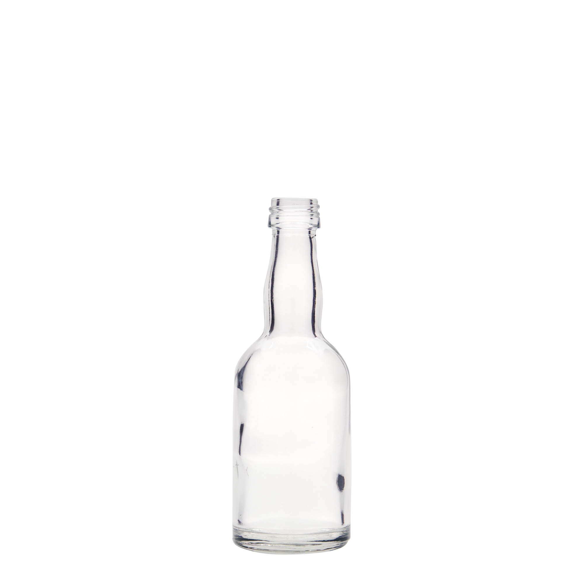 50 ml glass bottle 'Proba', opening: PP 18 50 ml glass bottle 'Proba', opening: PP 18