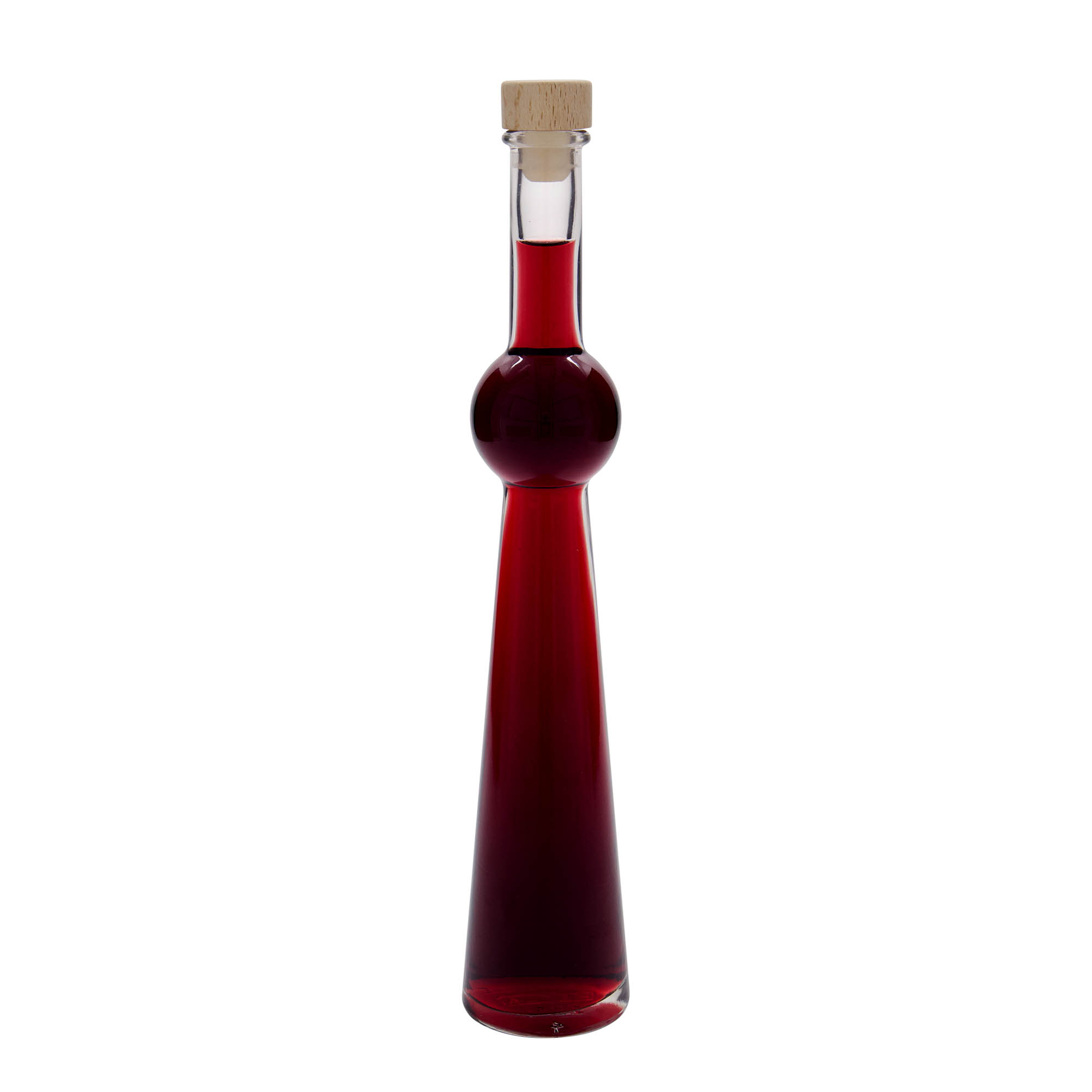 200 ml glass bottle 'Supernova', opening: cork