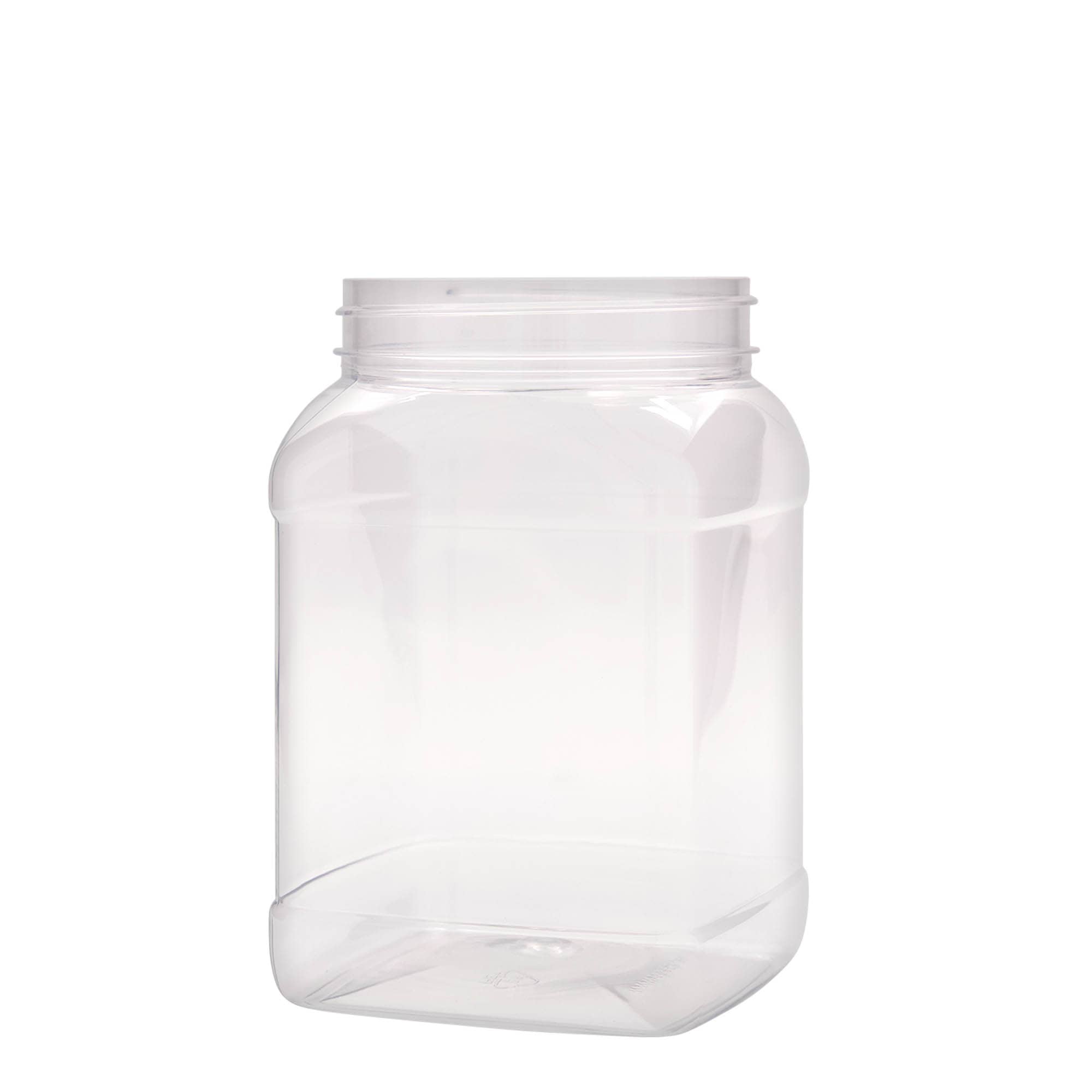 1,500 ml PET can ‘Dana’, square, plastic, opening: 100/400