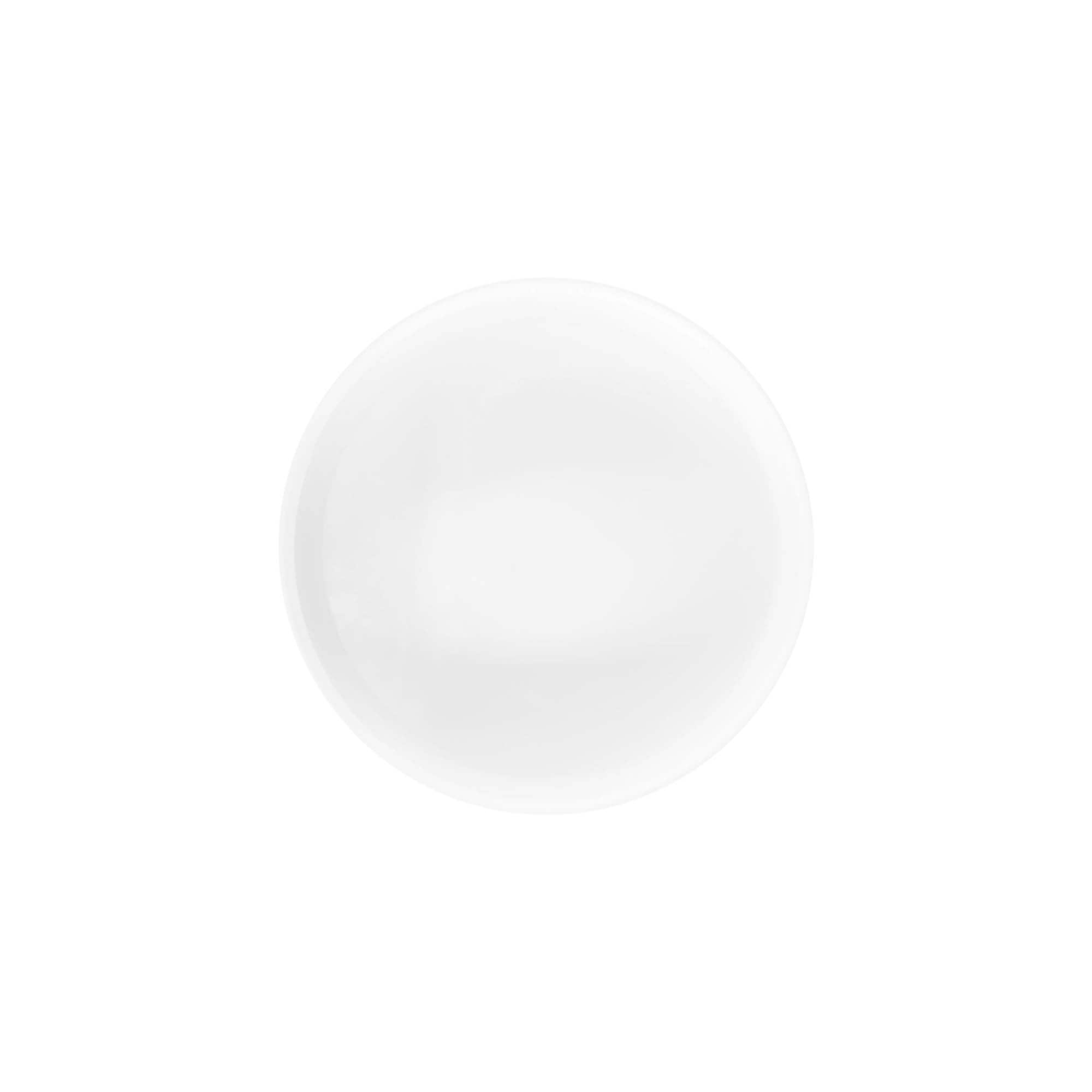Screw cap 'White Line' 125ml, PP plastic, white Screw cap 'White Line' 125ml, PP plastic, white