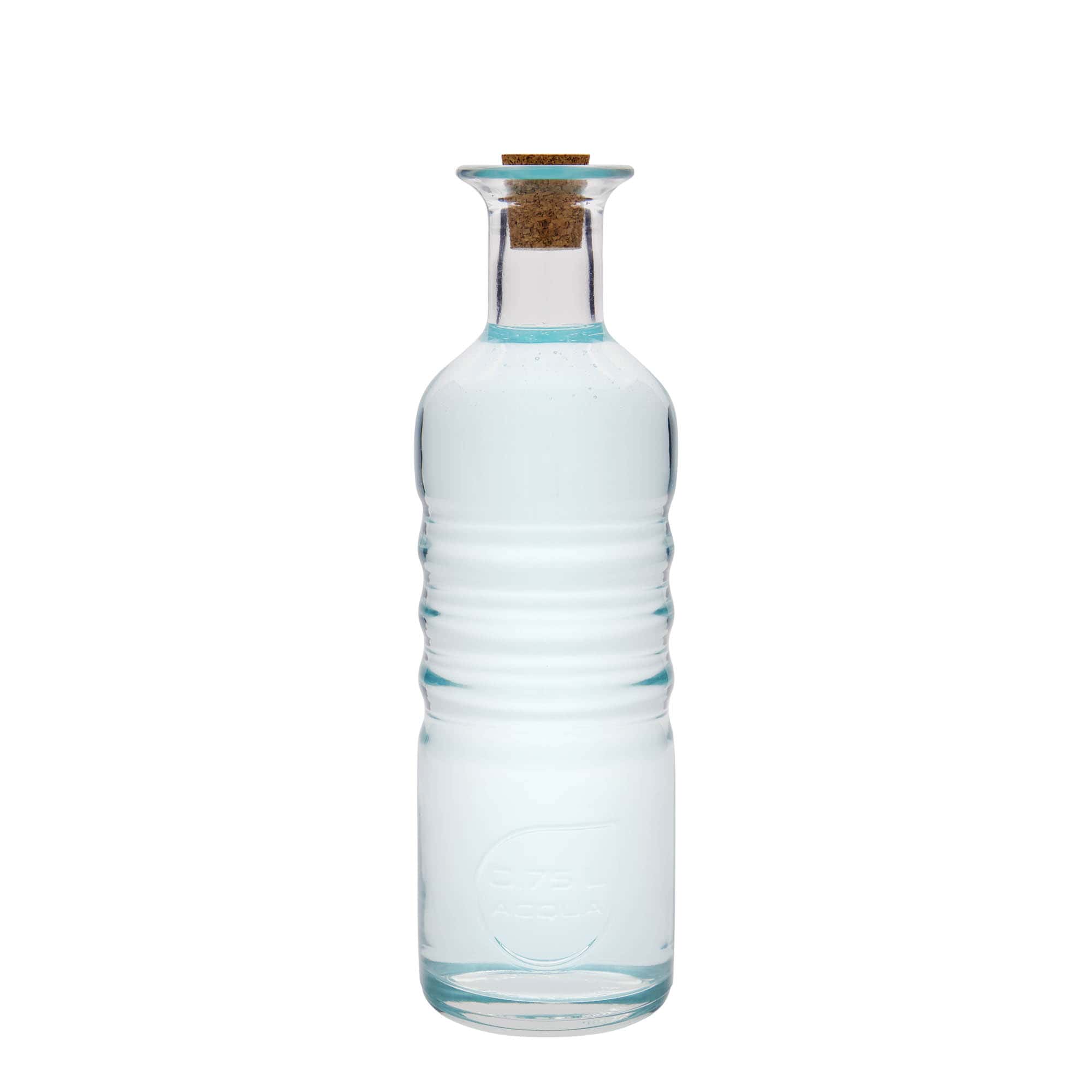 750 ml glass bottle 'Optima Acqua', mouth: cork