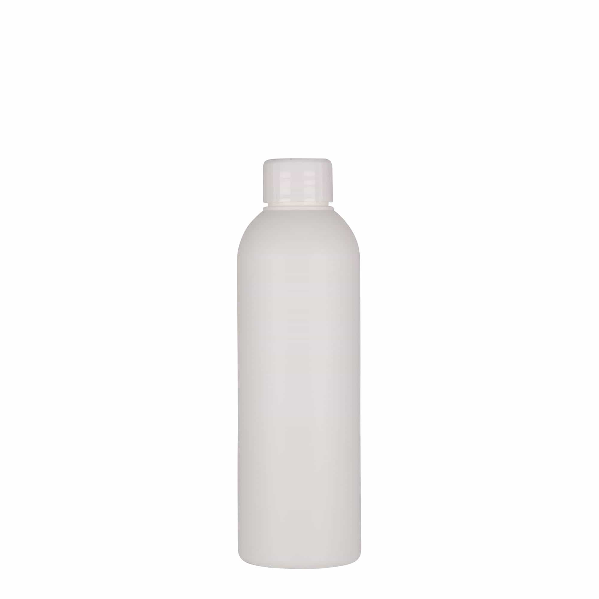 200 ml plastic bottle 'Tuffy', HDPE, white, opening: 24/410