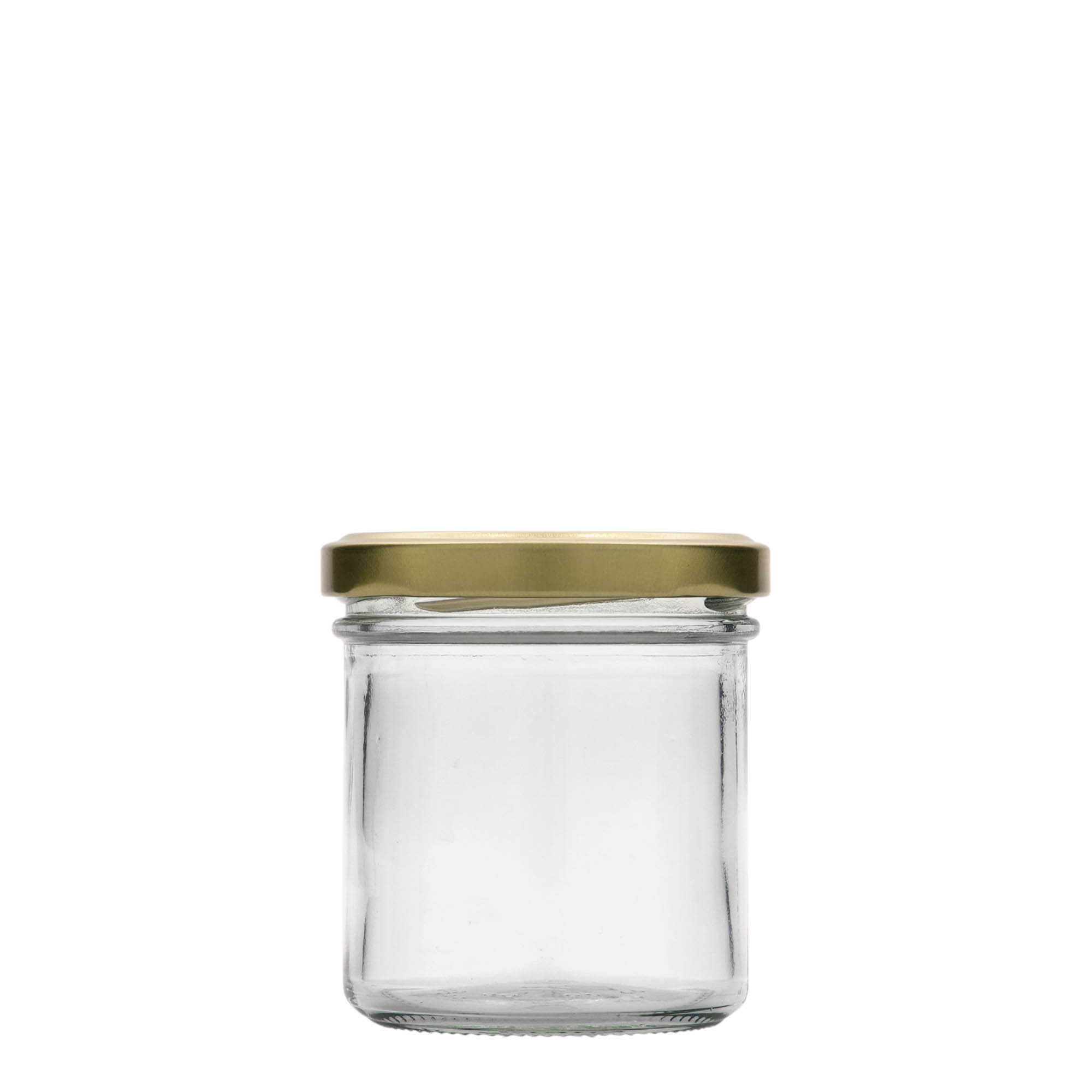 165 ml tall straight-sided jar, opening: Twist-Off (TO 66) 165 ml tall straight-sided jar, opening: Twist-Off (TO 66)