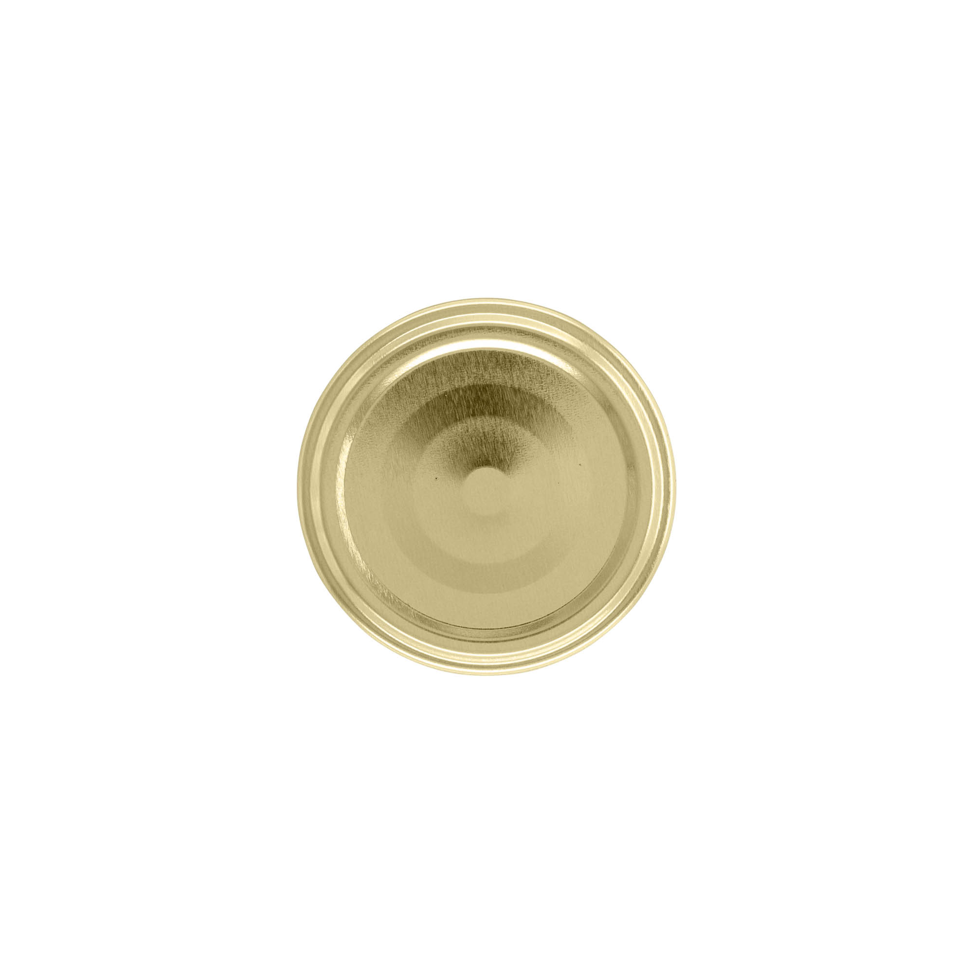 Twist-off lid, tinplate, gold, for opening: TO 58 Twist-off lid, tinplate, gold, for opening: TO 58
