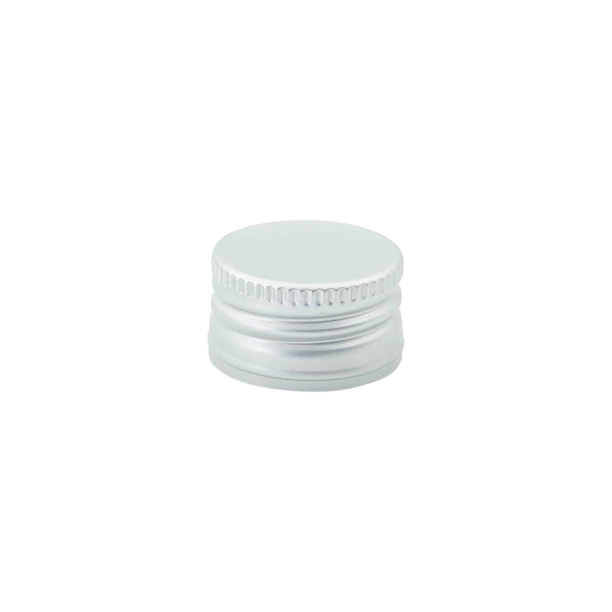 Screw cap #, metal, silver, for opening: PP 28