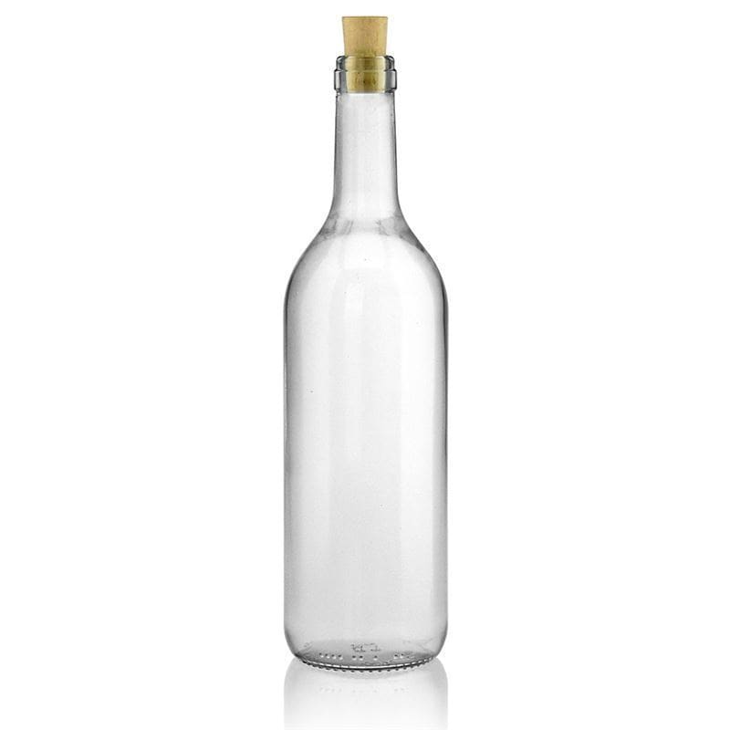 750 ml glass bottle 'Bordeaux', closure: cork 750 ml glass bottle 'Bordeaux', closure: cork