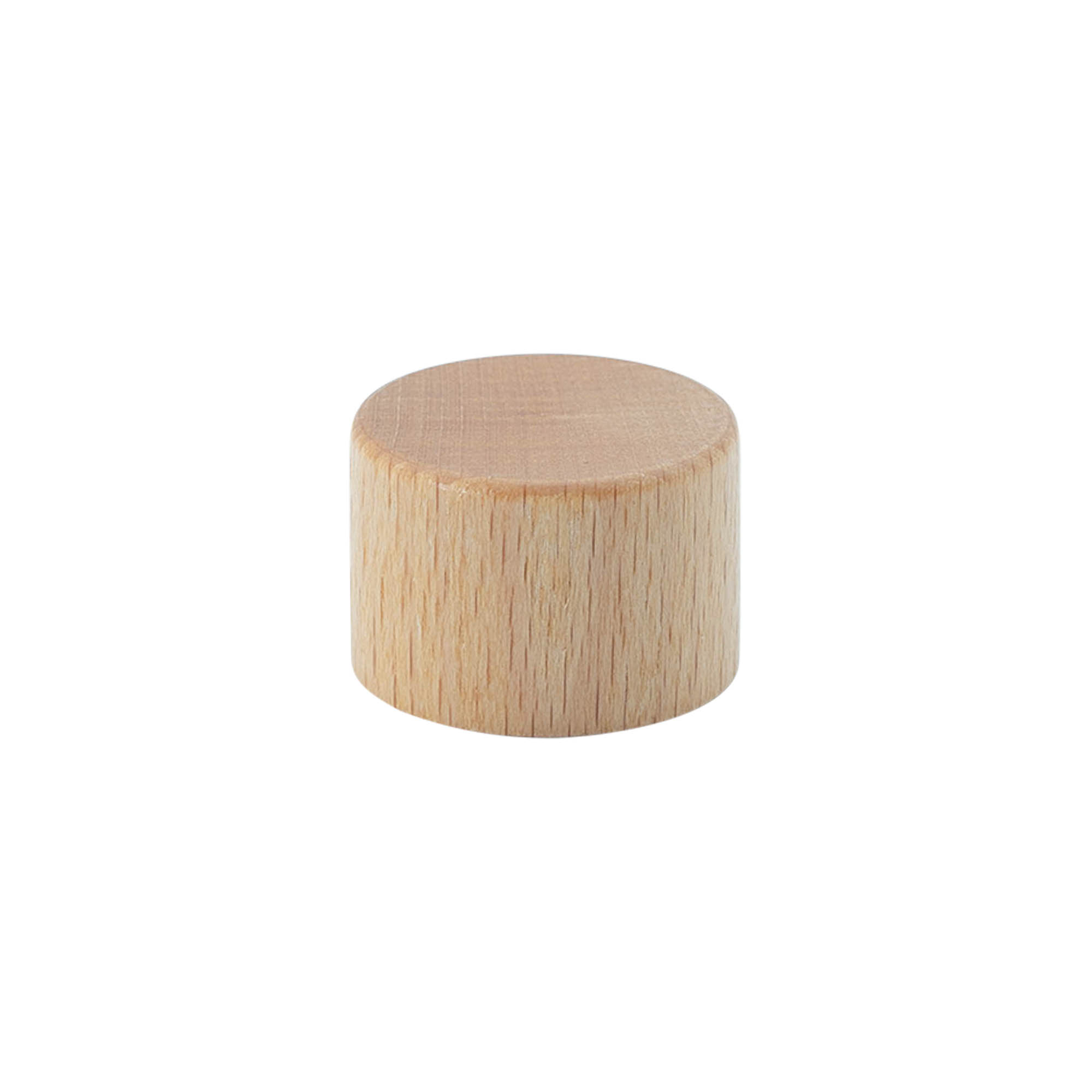 Screw cap, metal-wood, wood-coloured, for opening: PP 28