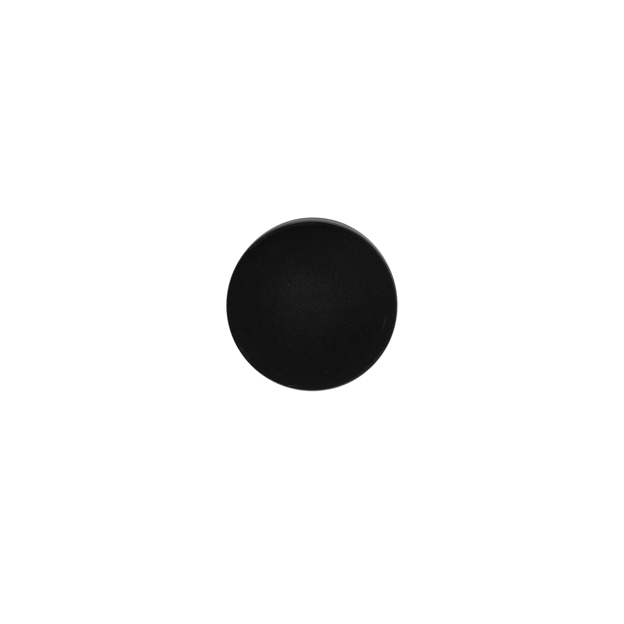 Screw cap for 15 ml 'Antonella', PP plastic, black Screw cap for 15 ml 'Antonella', PP plastic, black