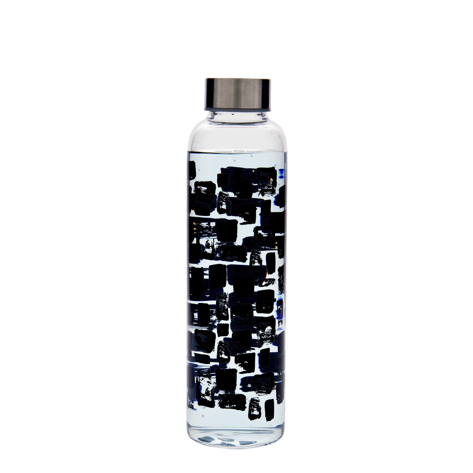 500 ml drinking bottle 'Perseus - Black Rectangles', opening: screw cap