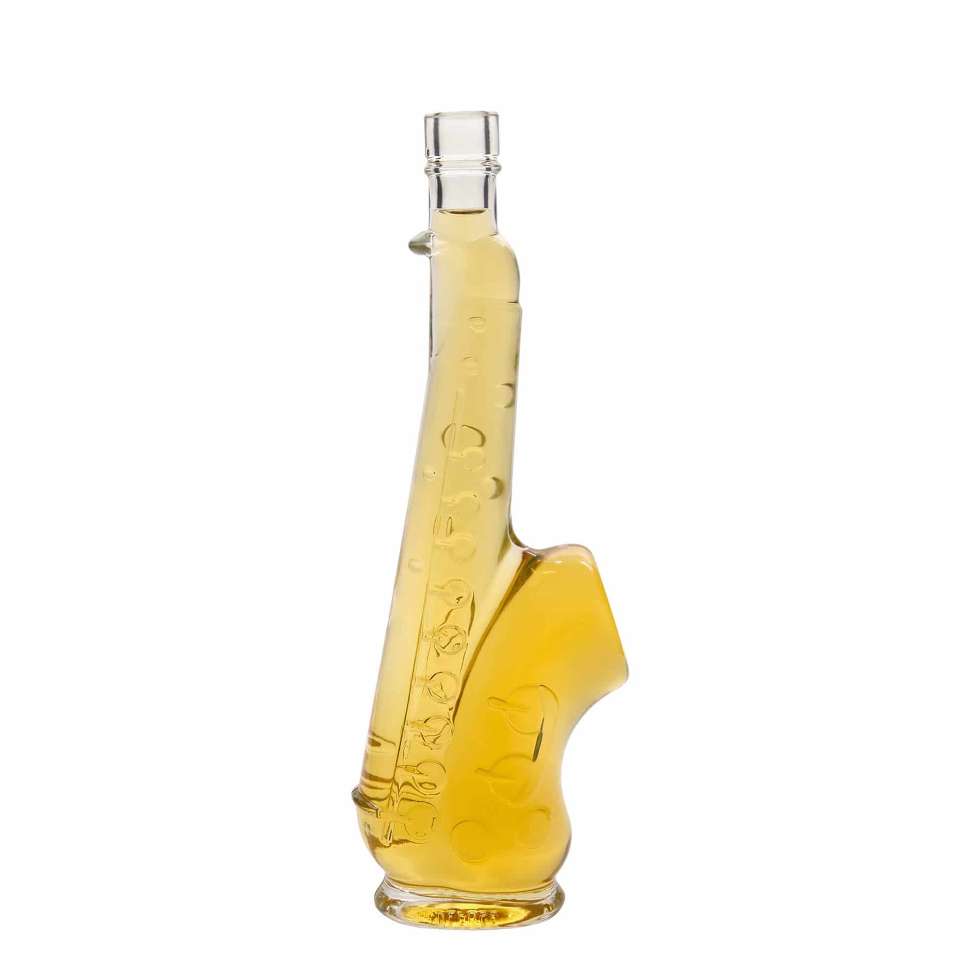 500 ml glass bottle 'Saxophone', opening: cork