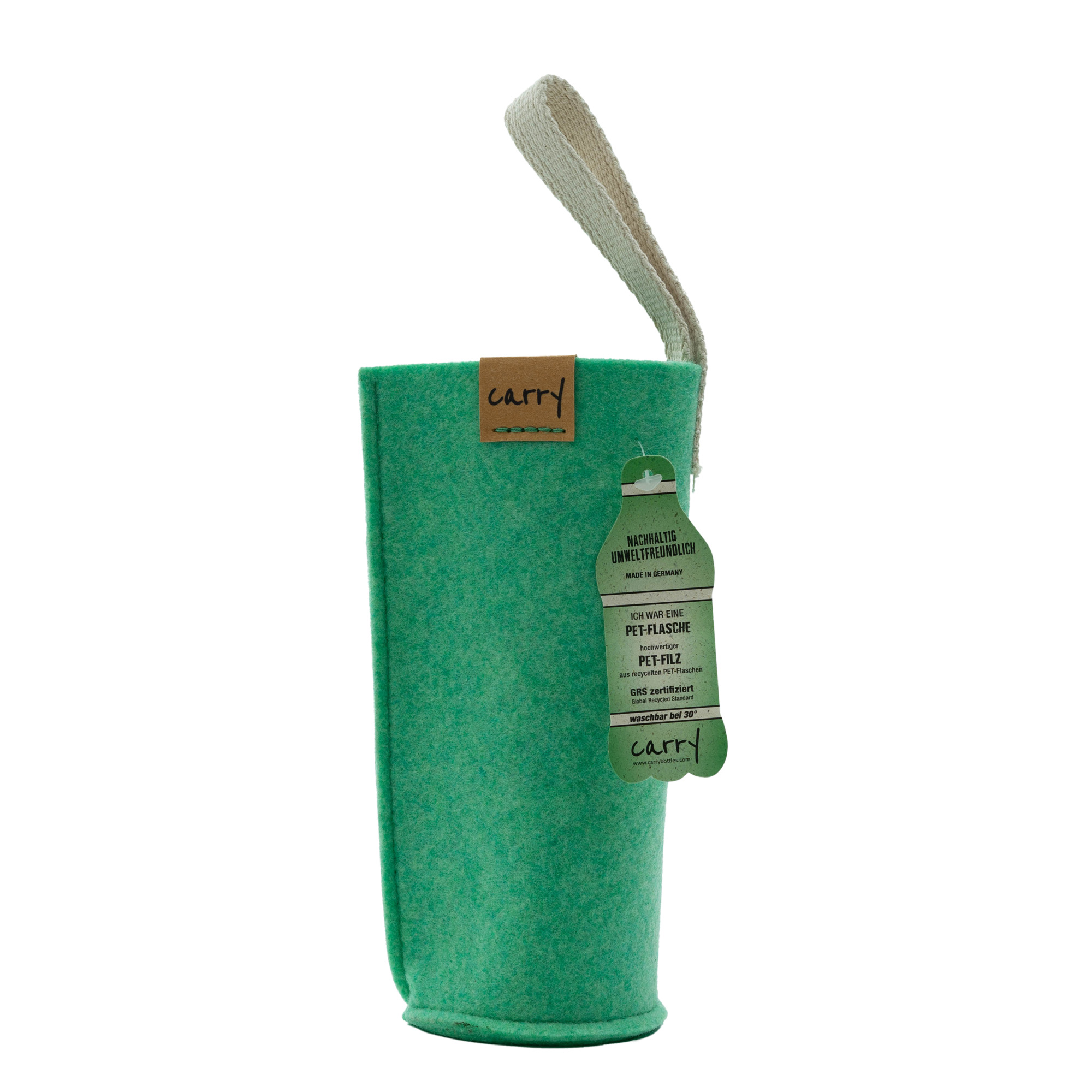 CARRY Sleeve, textile, mint green CARRY Sleeve, textile, mint green