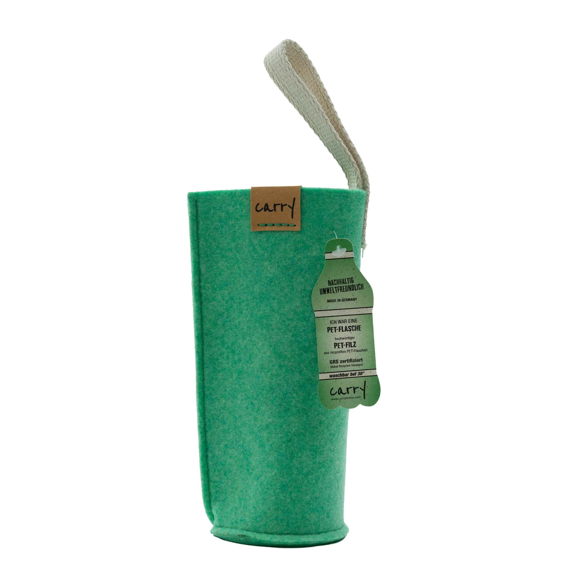 CARRY Sleeve, textile, mint green
