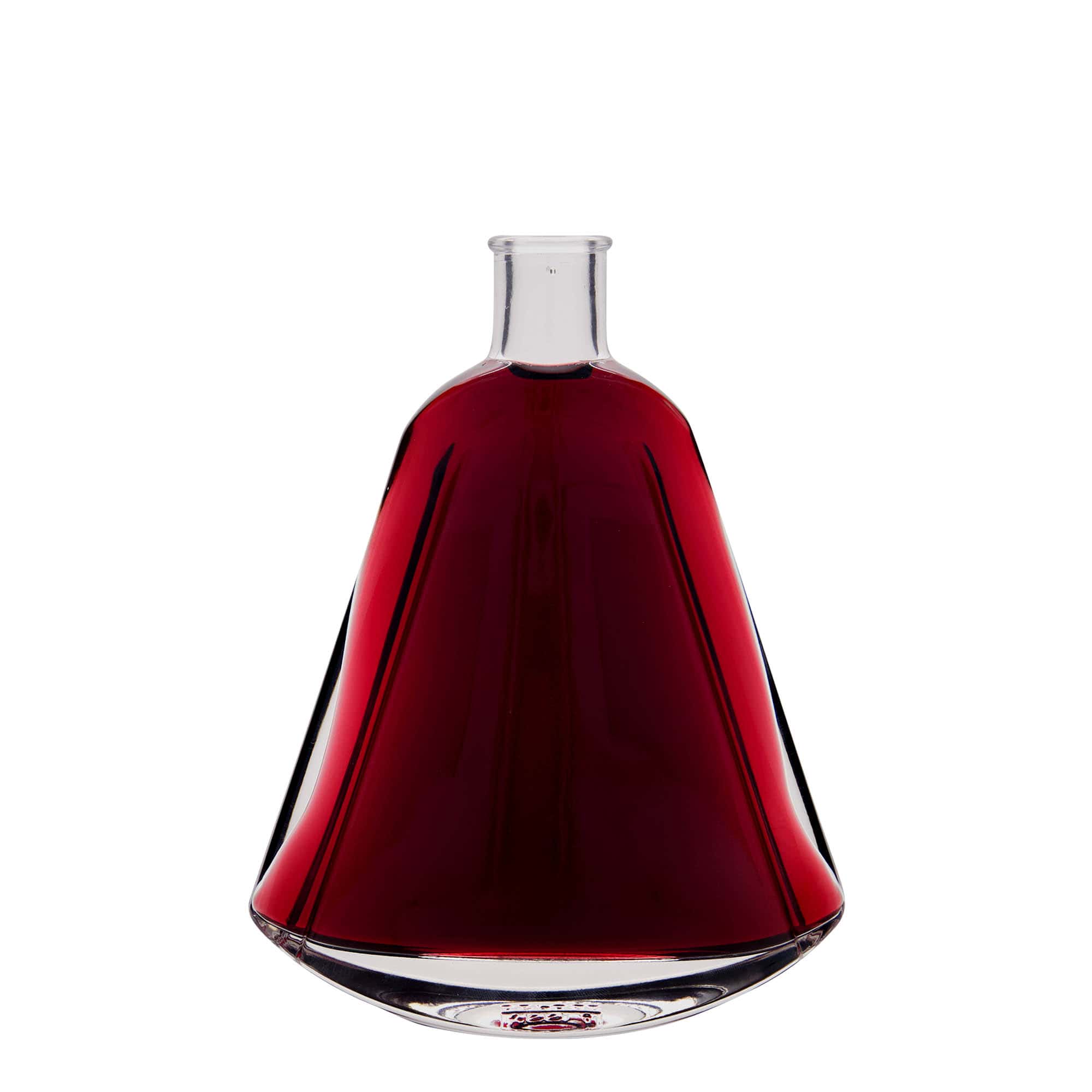 350 ml glass bottle 'Maurizio', oval, opening: cork