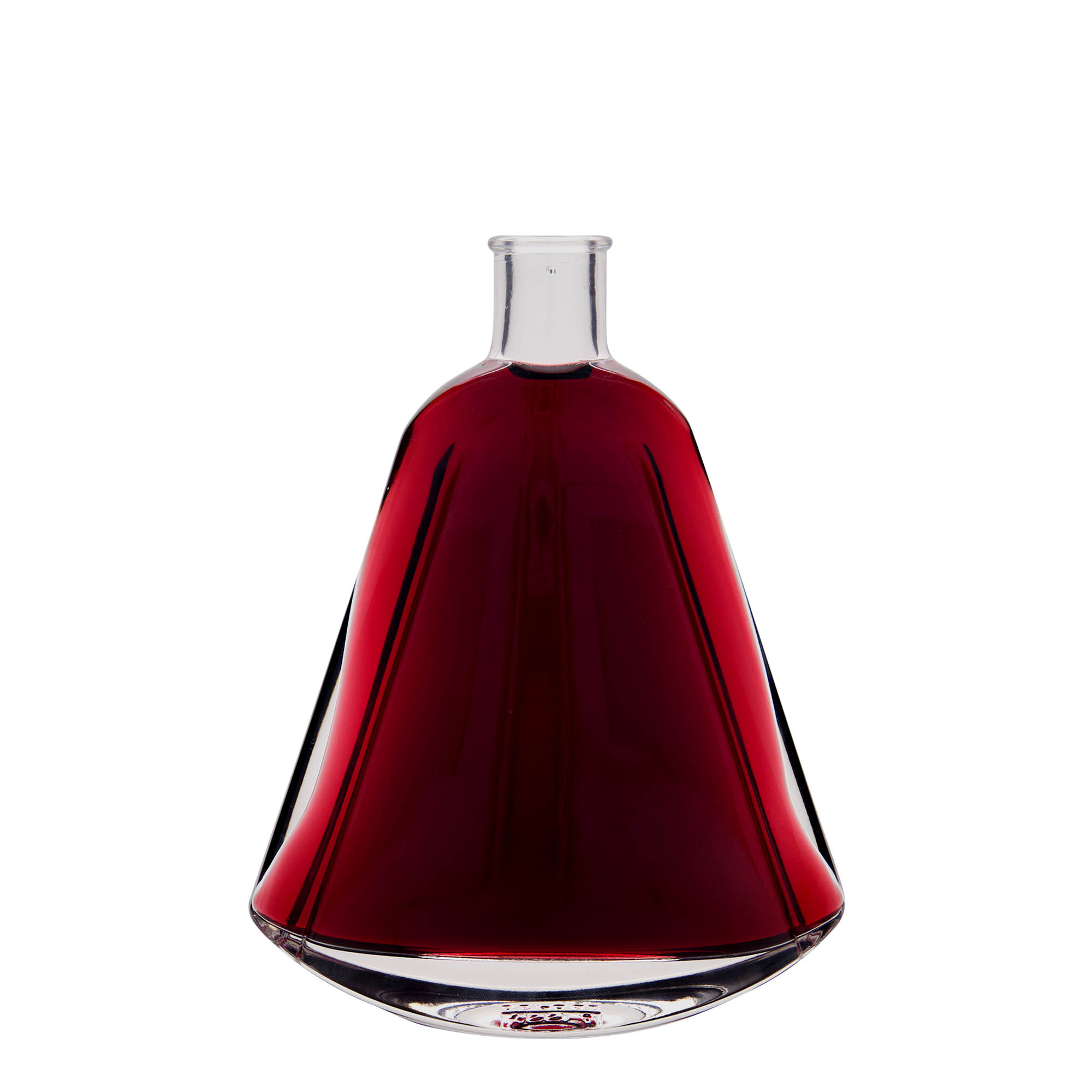 350 ml glass bottle ‘Maurizio’, oval, opening: cork