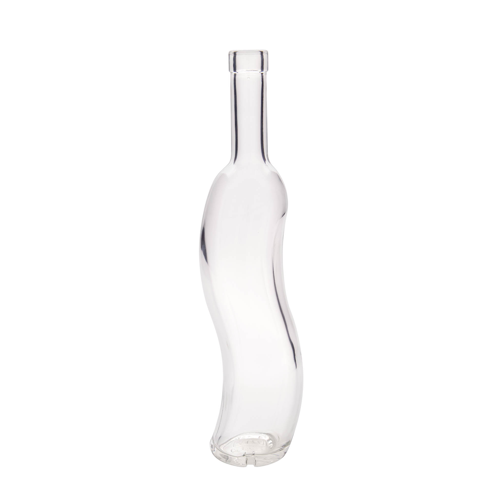 500 ml glass bottle 'La-Ola', semi-round, opening: cork 500 ml glass bottle 'La-Ola', semi-round, opening: cork