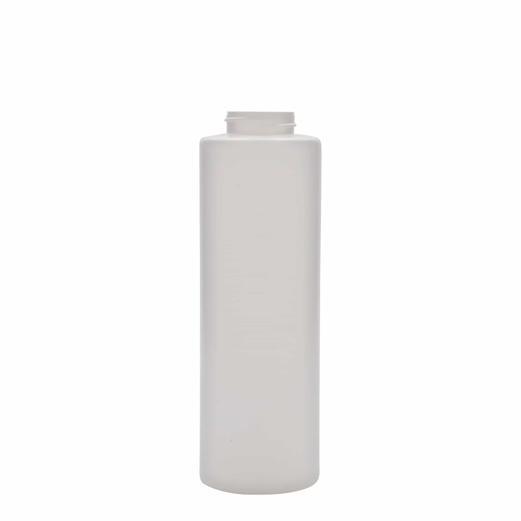 500 ml sauce bottle, LDPE plastic, white, opening: 38/400