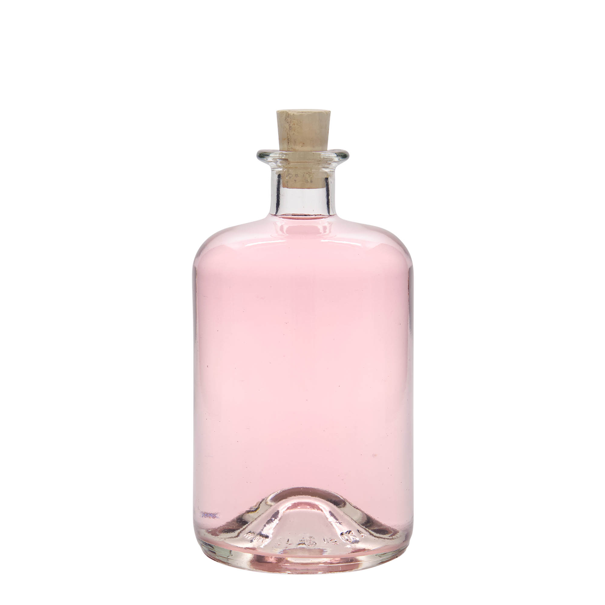 700 ml glass bottle apothecary, opening: cork