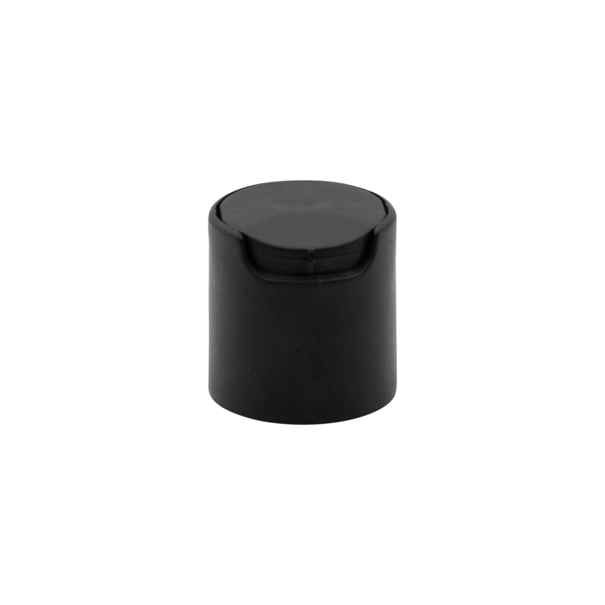 Screw cap Disc Top, PP plastic, black, for opening: 24/410 Screw cap Disc Top, PP plastic, black, for opening: 24/410