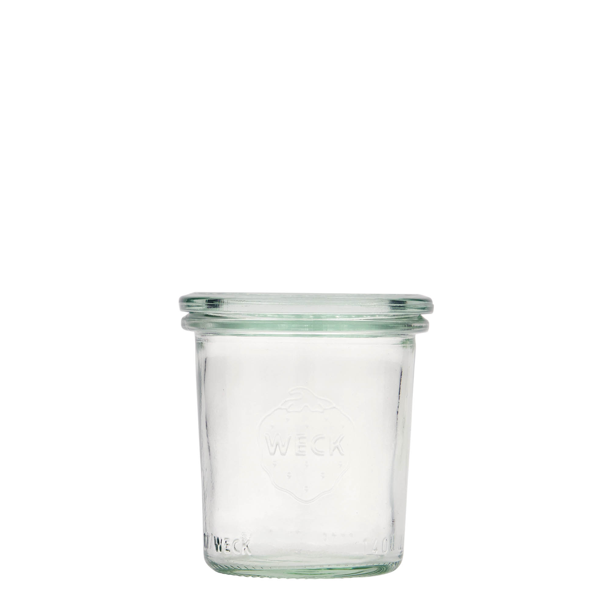 140 ml WECK inverted glass, opening: round rim