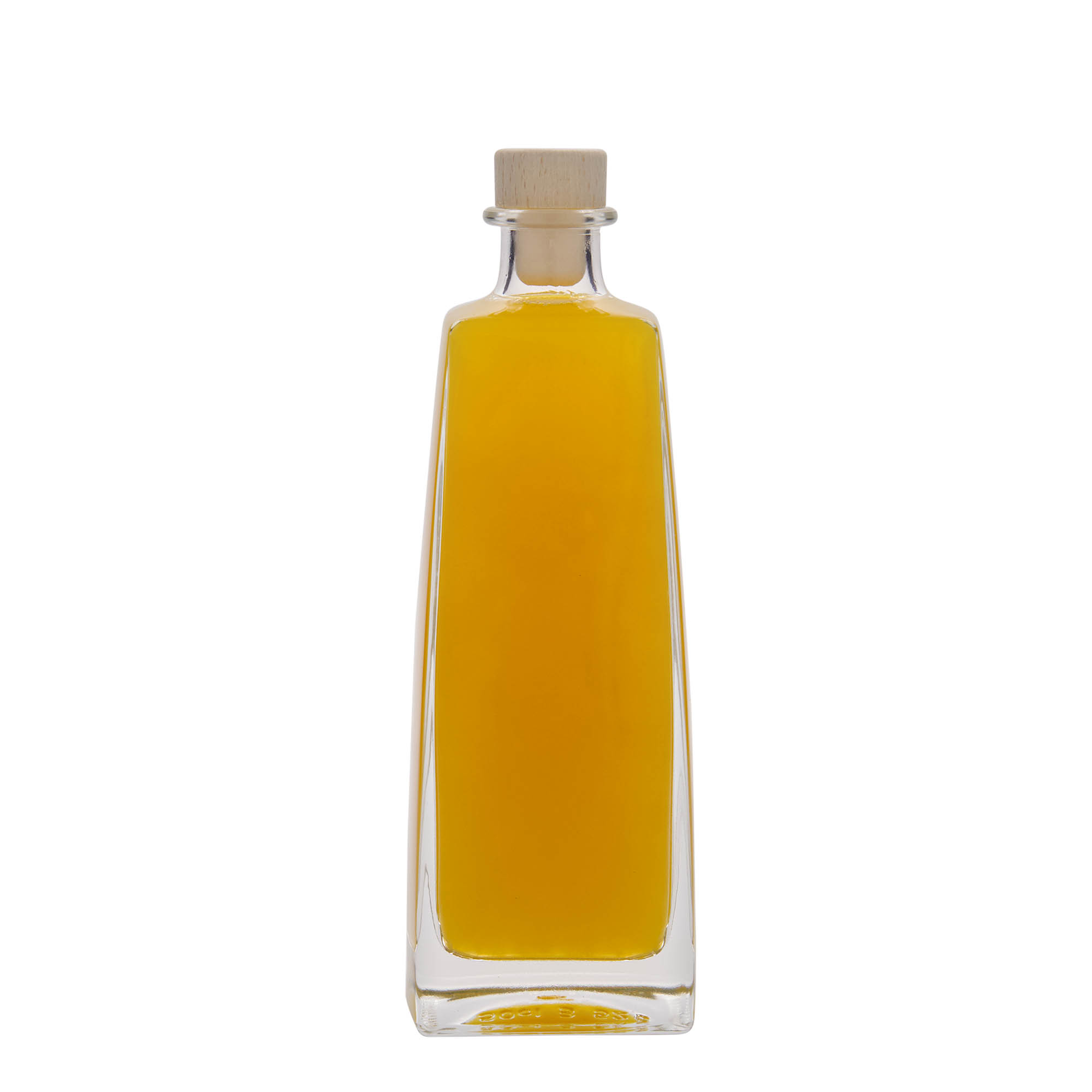 500 ml glass bottle ‘Timmy’, rectangular, opening: cork