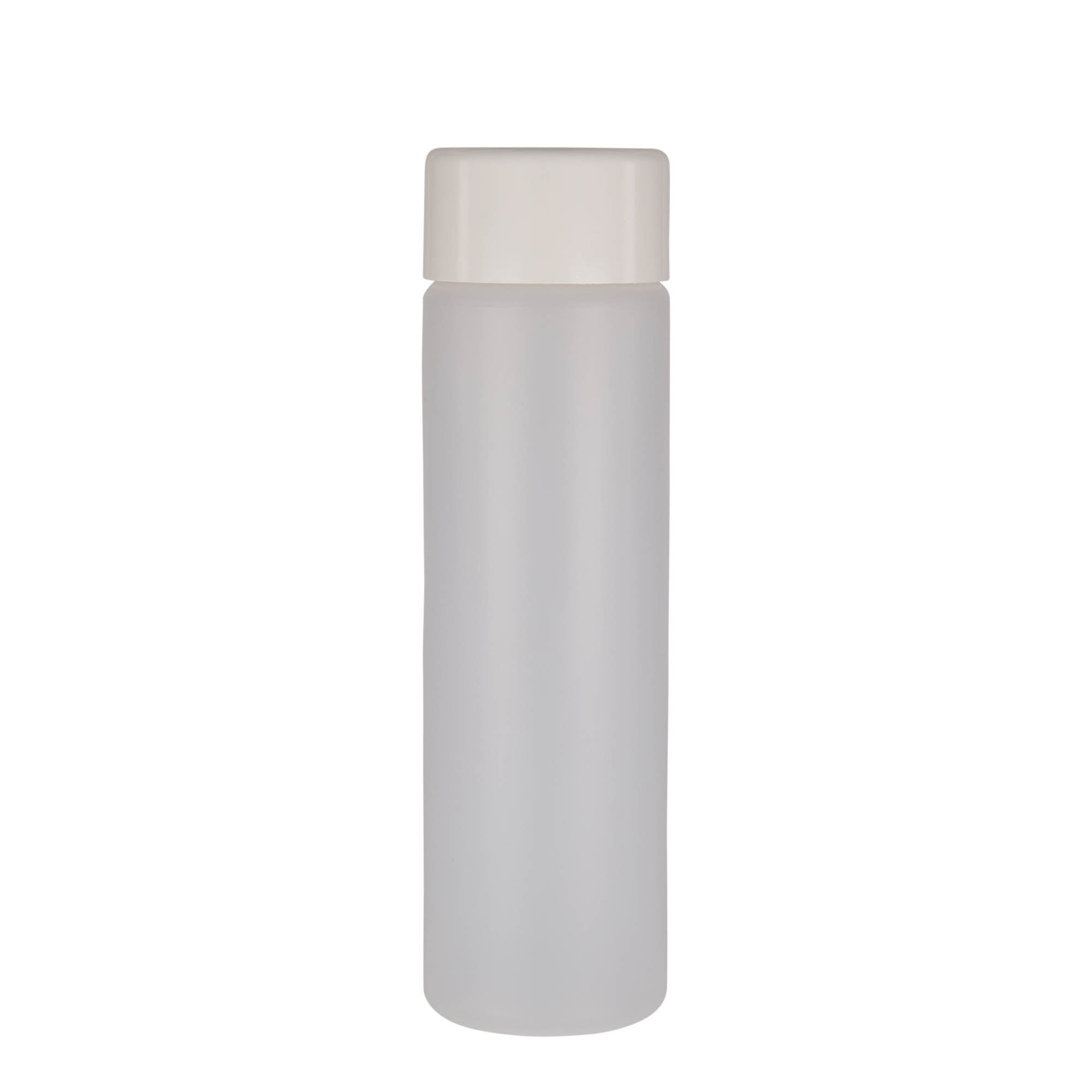 500 ml round bottle, PE plastic, natural, opening: screw cap 500 ml round bottle, PE plastic, natural, opening: screw cap