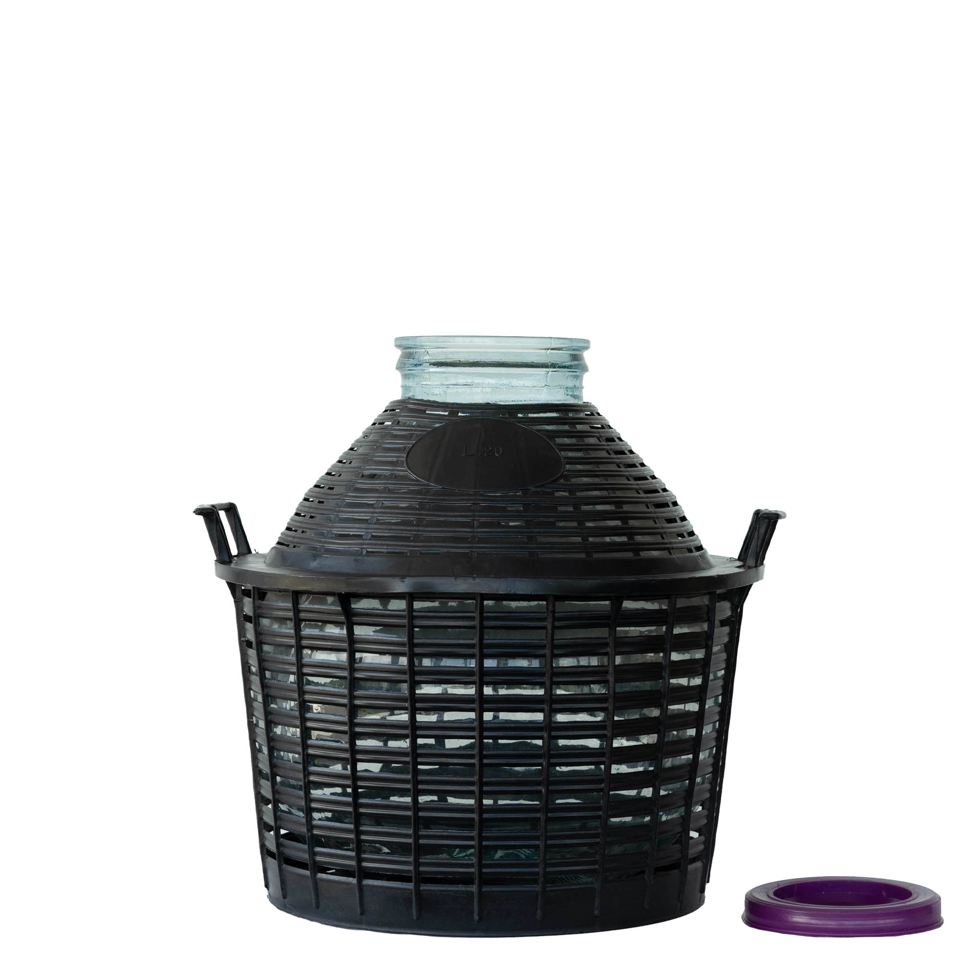 20 l Wide-neck glass bottle, opening: screw cap 20 l Wide-neck glass bottle, opening: screw cap
