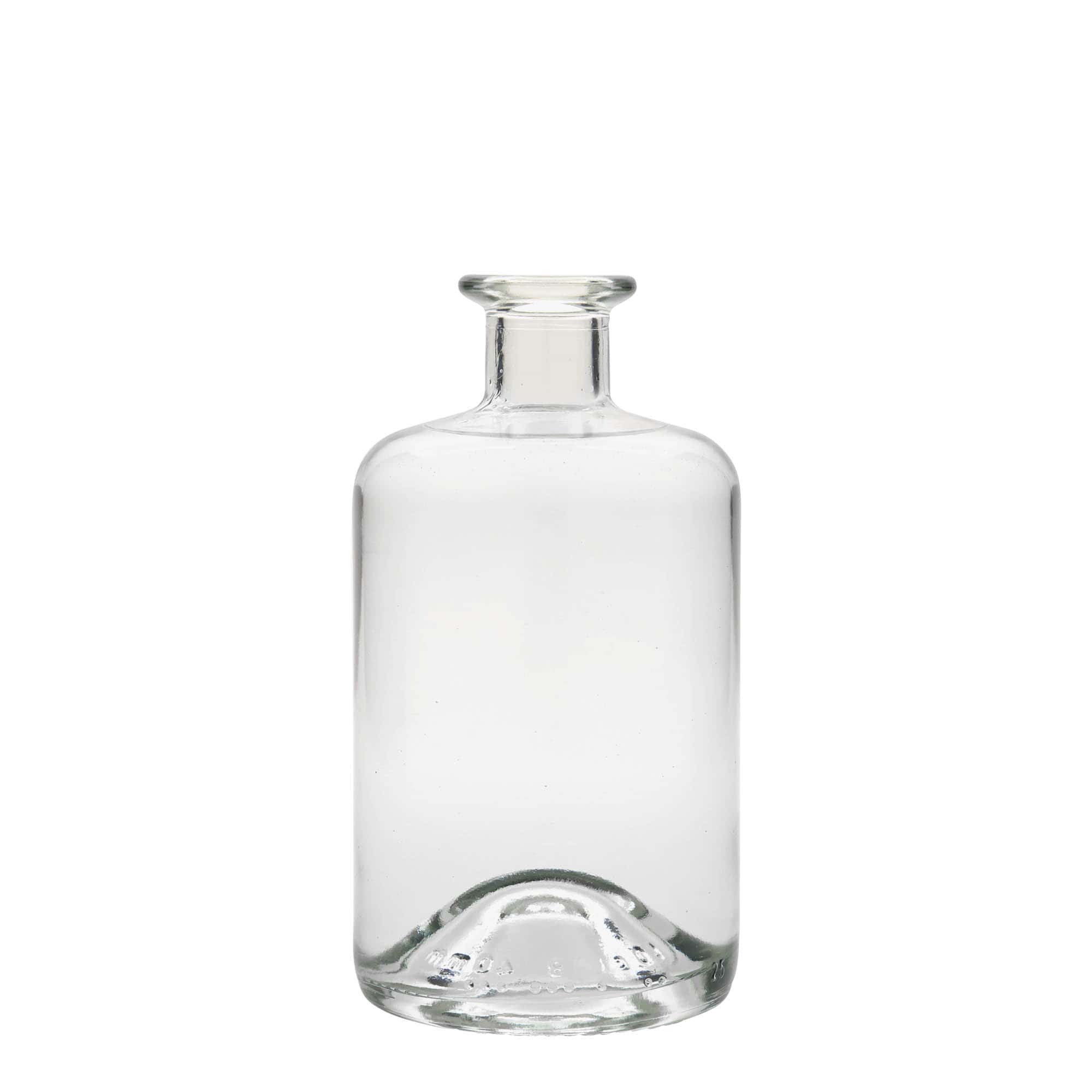 500 ml glass bottle apothecary, opening: cork