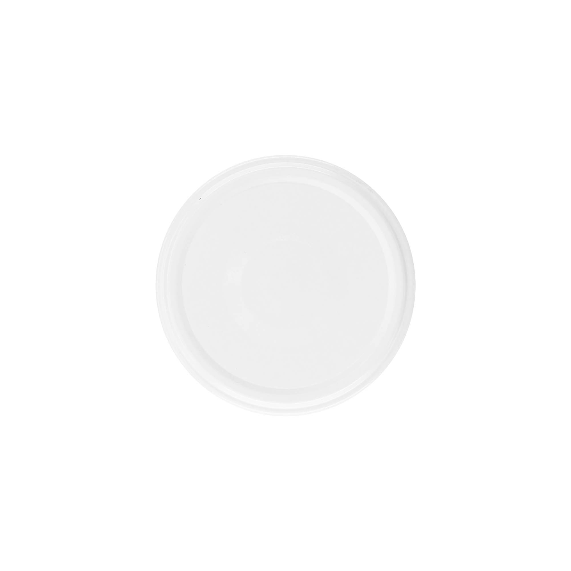 Twist-off lid, tinplate, white, for opening: TO 70 Twist-off lid, tinplate, white, for opening: TO 70