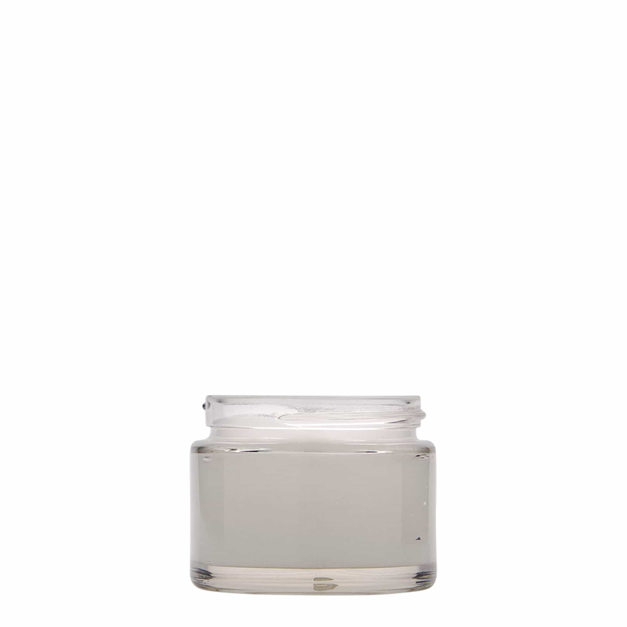 50 ml jar ‘Beauty’, glass, opening: screw cap