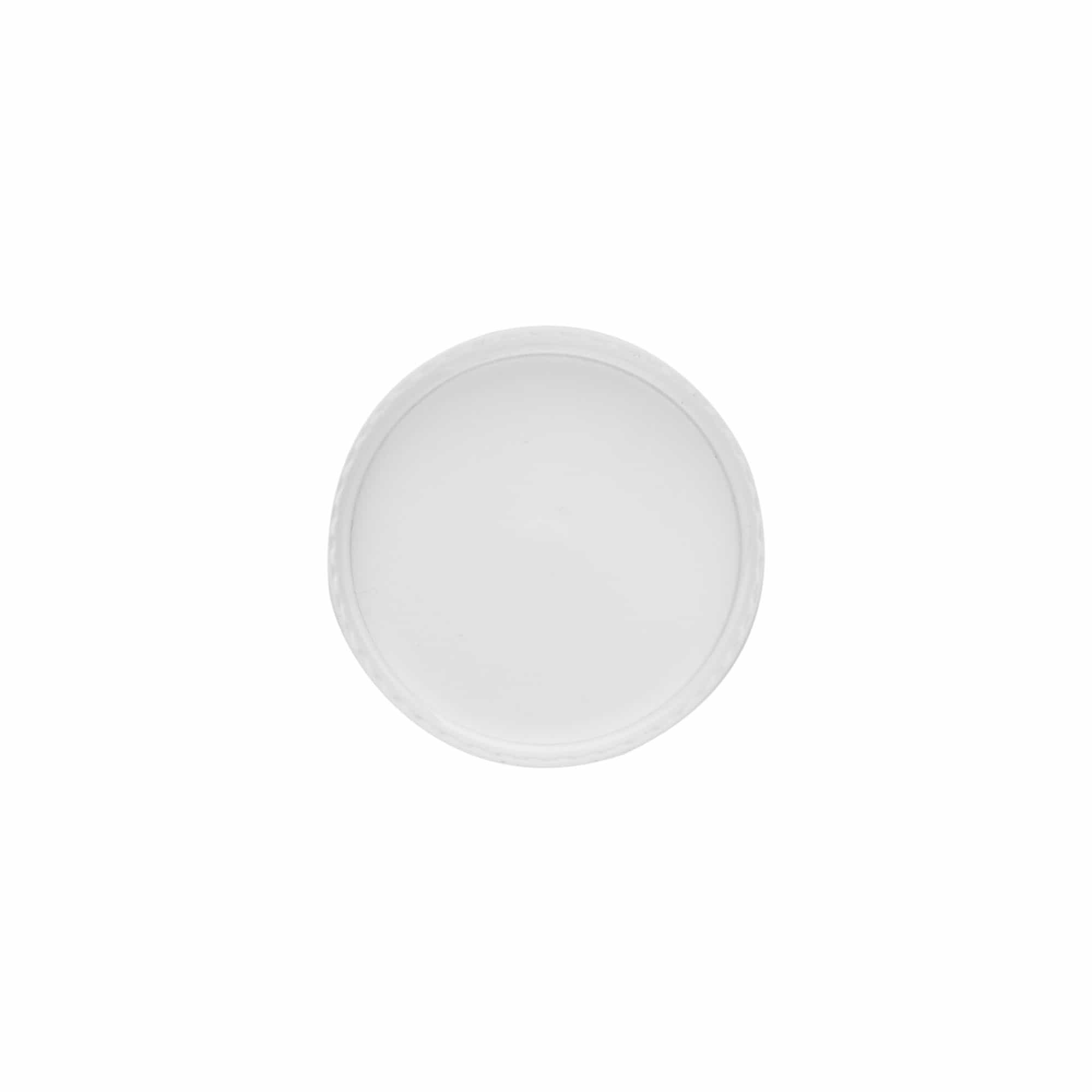 Screw cap for 10 ml 'Antonella', PP plastic, white Screw cap for 10 ml 'Antonella', PP plastic, white