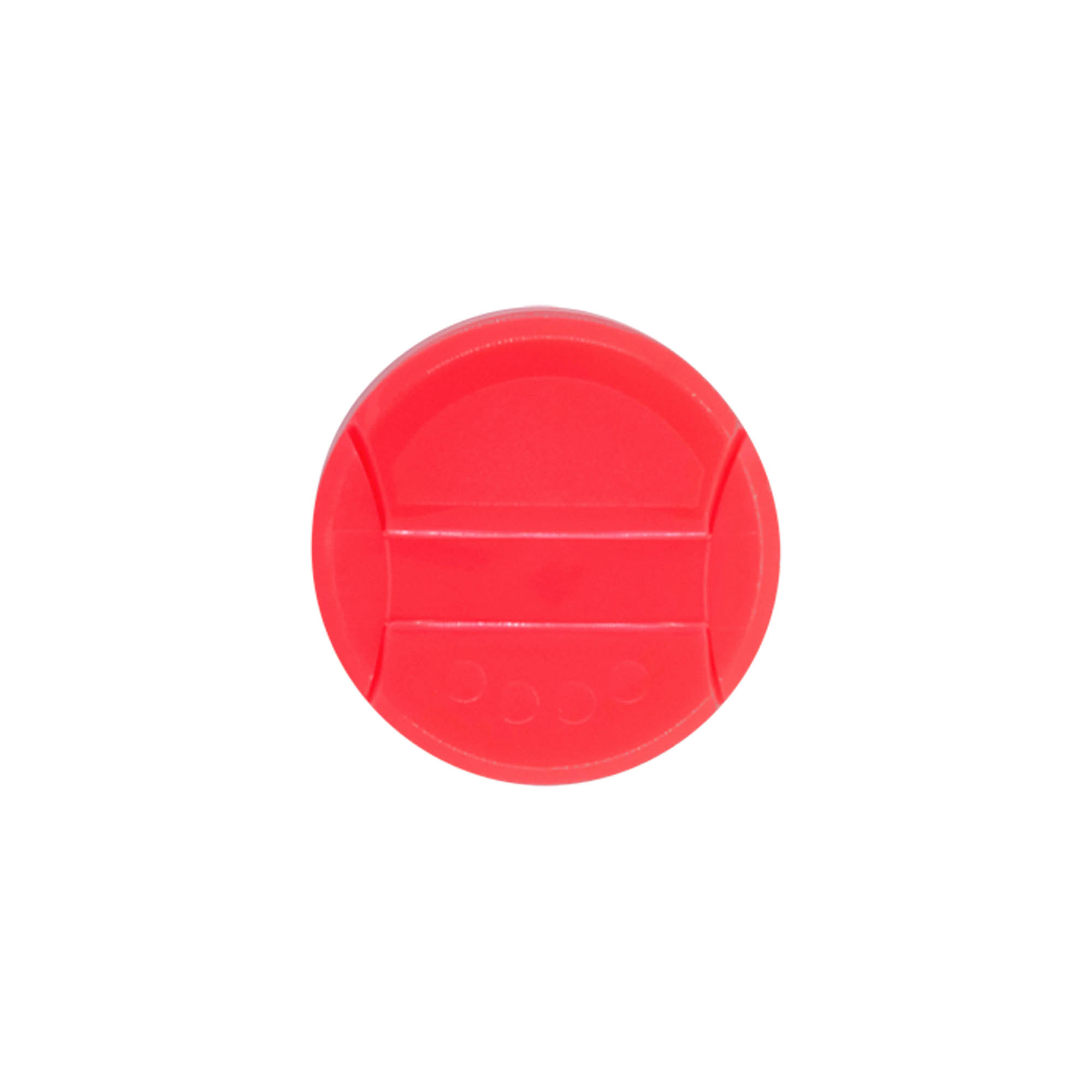 Spice jar lid shaker, PP plastic, red, for opening: 38/400