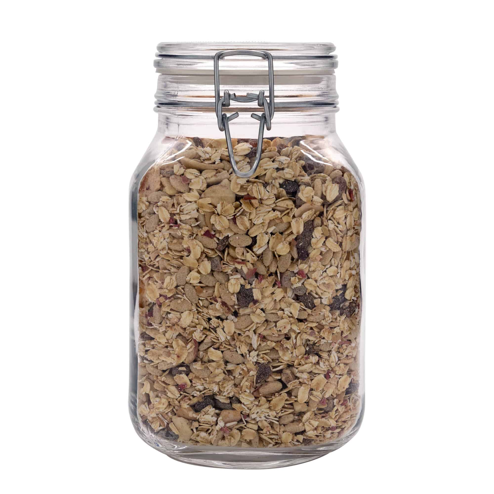 2,000 ml wire bail jar ‘Fido’, square, opening: wire bail closure